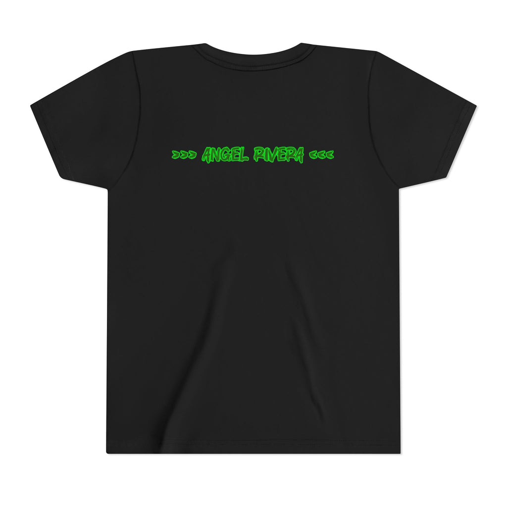 Youth Tee - 'I Trust Nobody' Neon Green Broken Heart Graphic