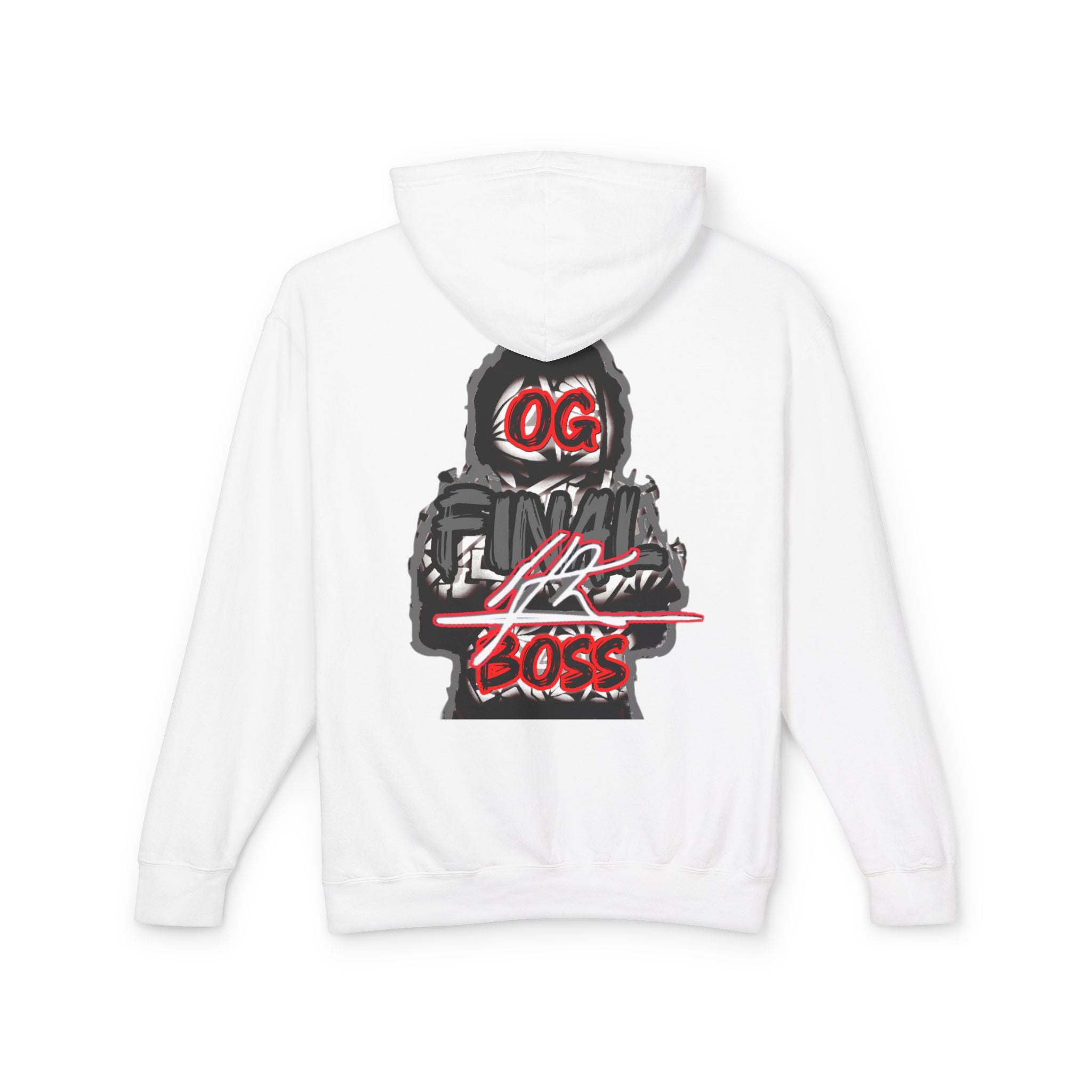 OG Final Boss Hoodie — Platinum graphic Pullover