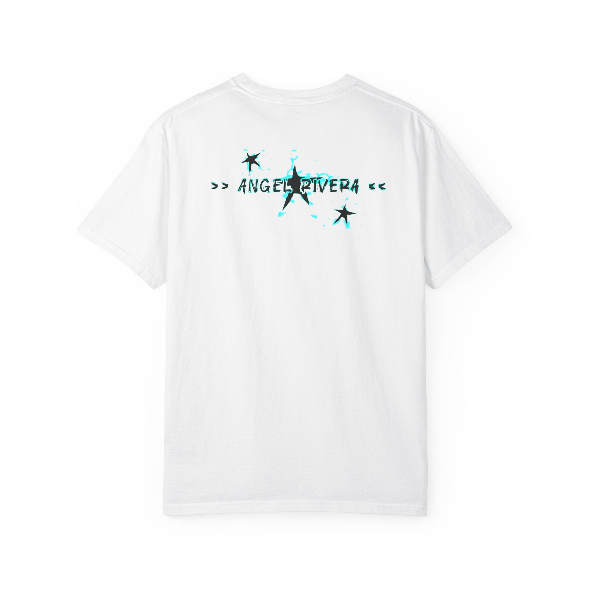 OG Final Boss Graphic Cyan star designed T-shirt - Streetwear