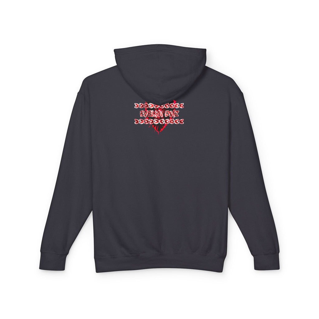 Drama Queen Hoodie — Bold Red Graphic Lightweight Hooded Sweatshirt