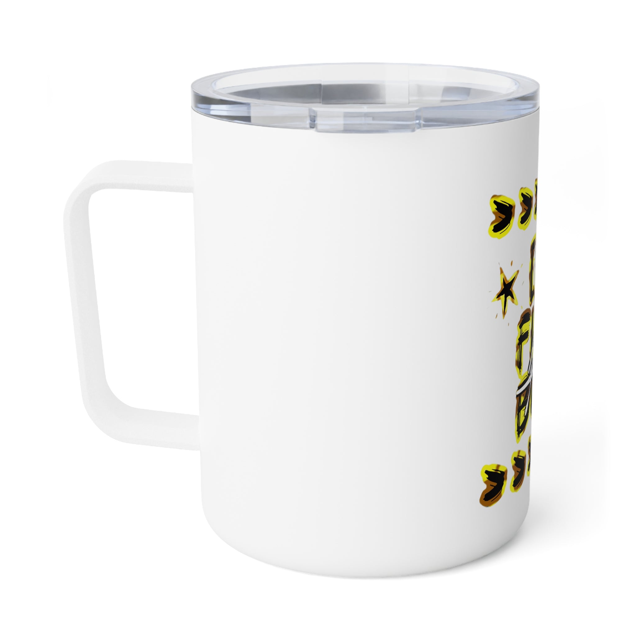 Insulated Coffee Mug — "OG Final Boss” Retro Star Gaming 10oz Travel Mug