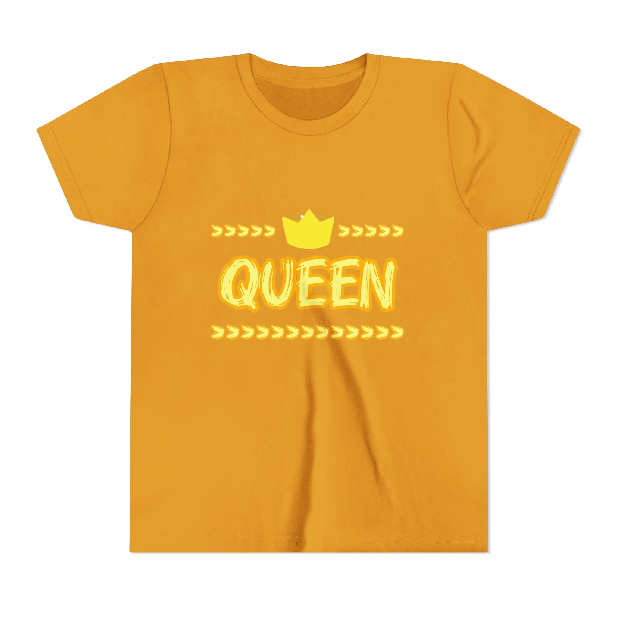 Queen yellow graphic youth Short Sleeve Tee