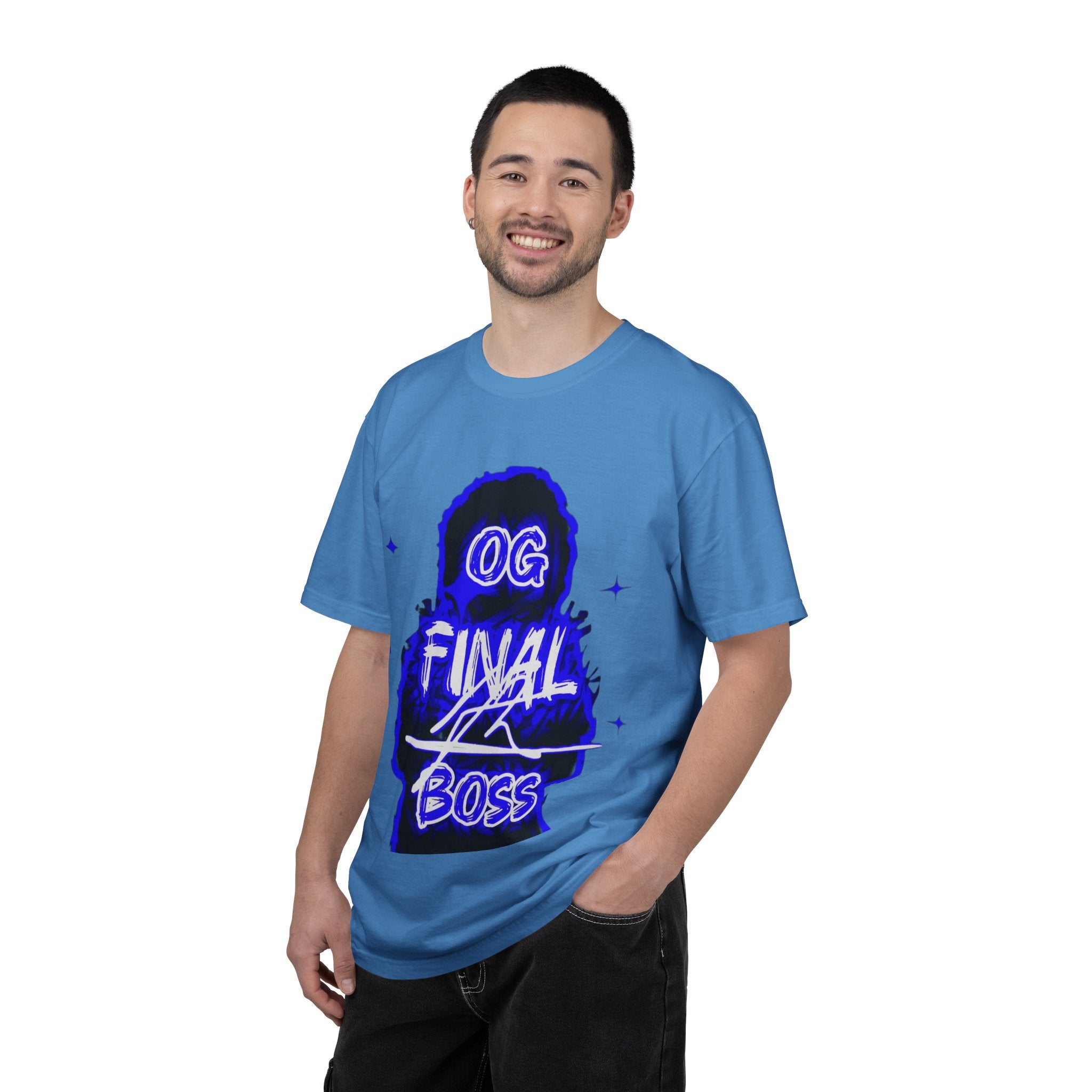 OG Final Boss T-shirt — Sapphire Graphic designer