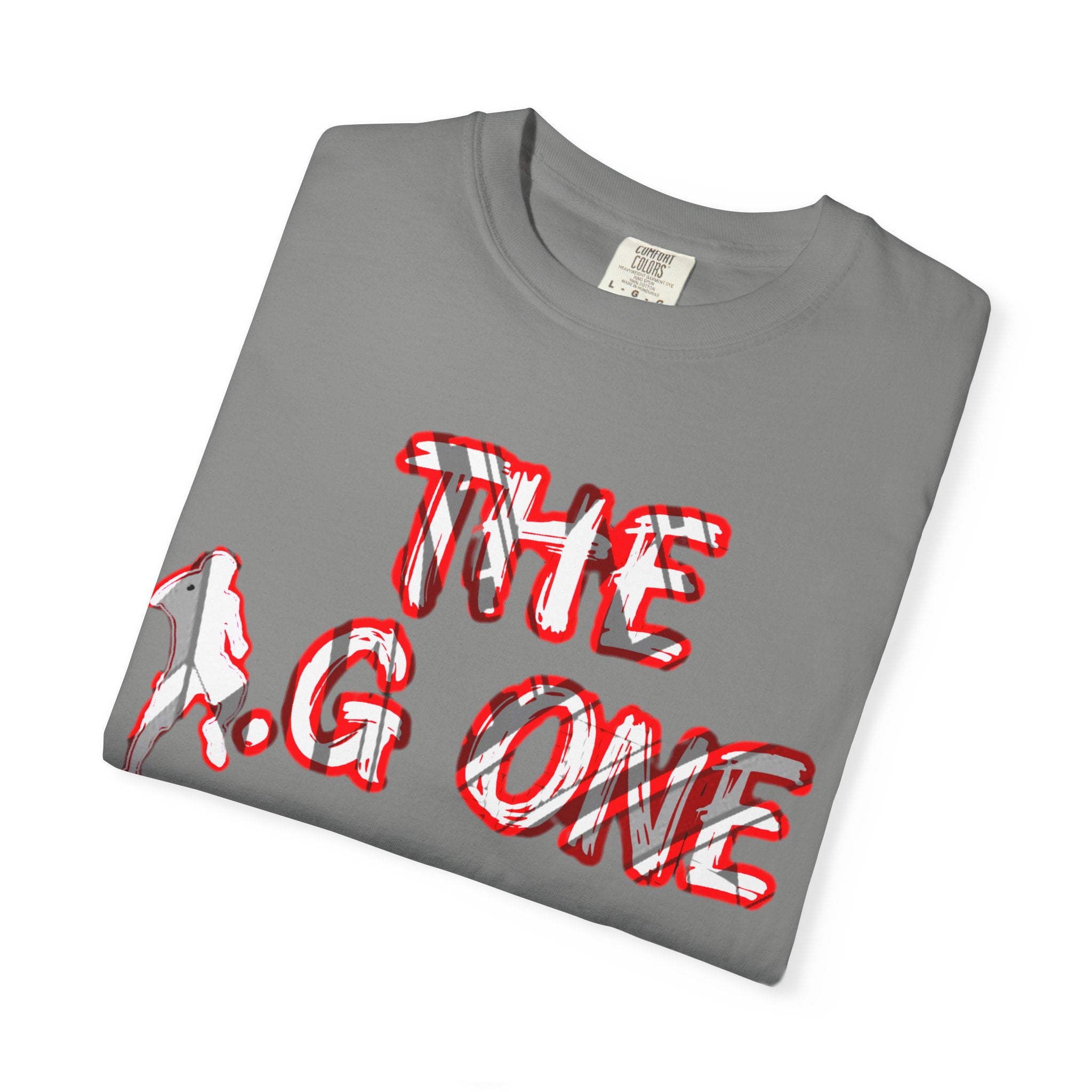 Garment-Dyed Unisex T-Shirt - 'THE O.G ONE' Graphic Tee