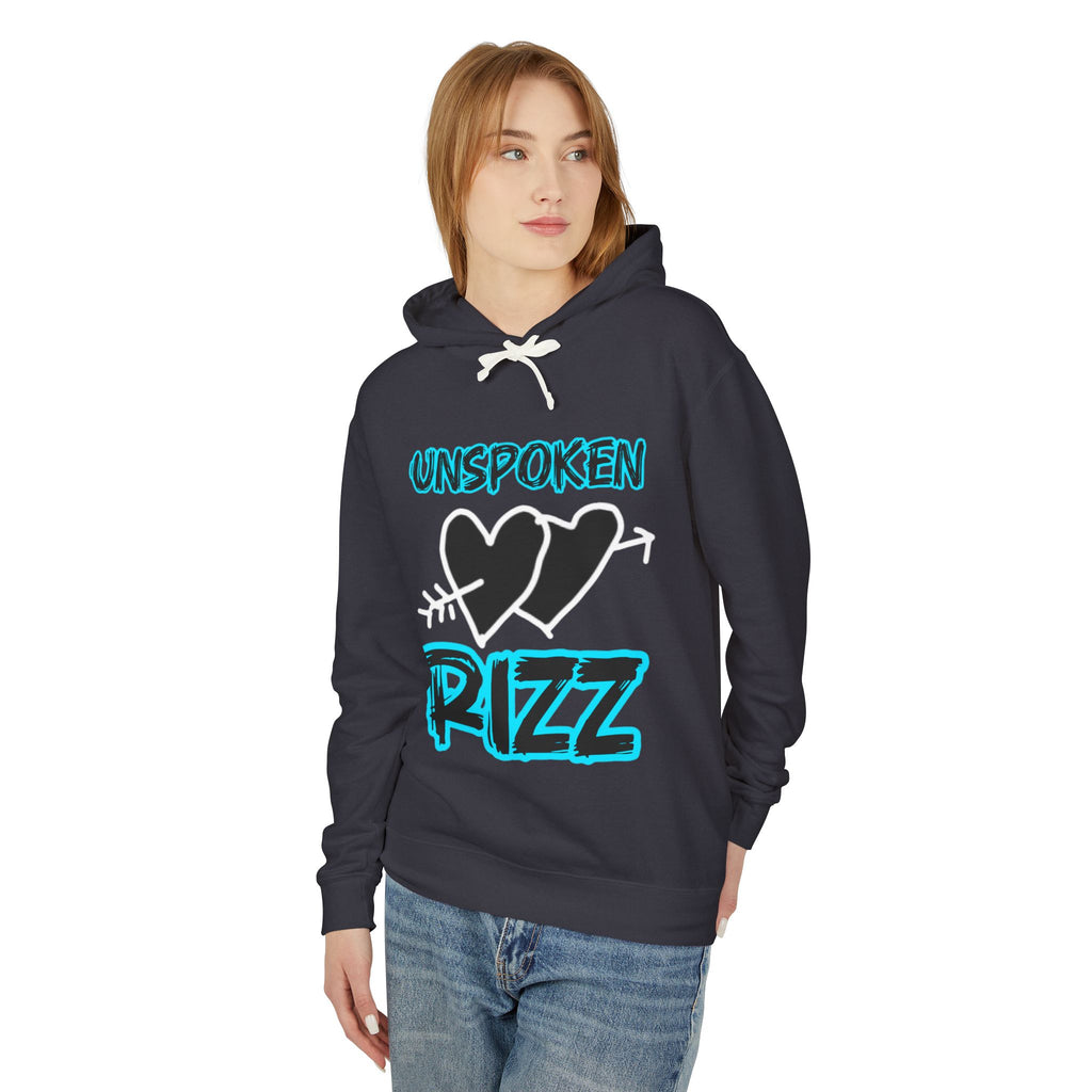 Unspoken Rizz Hoodie — Graphic Heart Streetwear Pullover
