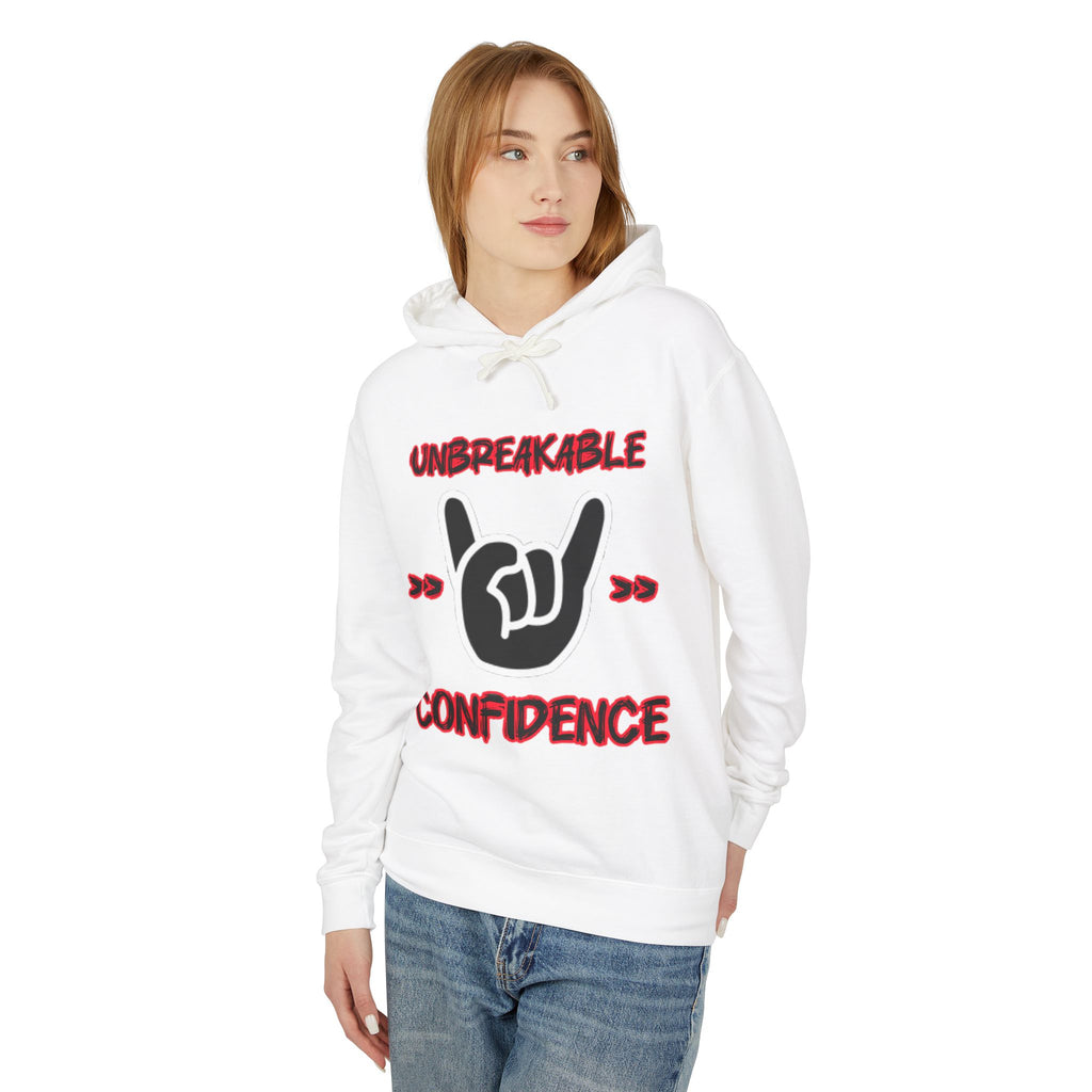 Unbreakable Confidence Hoodie — "Unbreakable Confidence" Graphic Hooded Sweatshirt