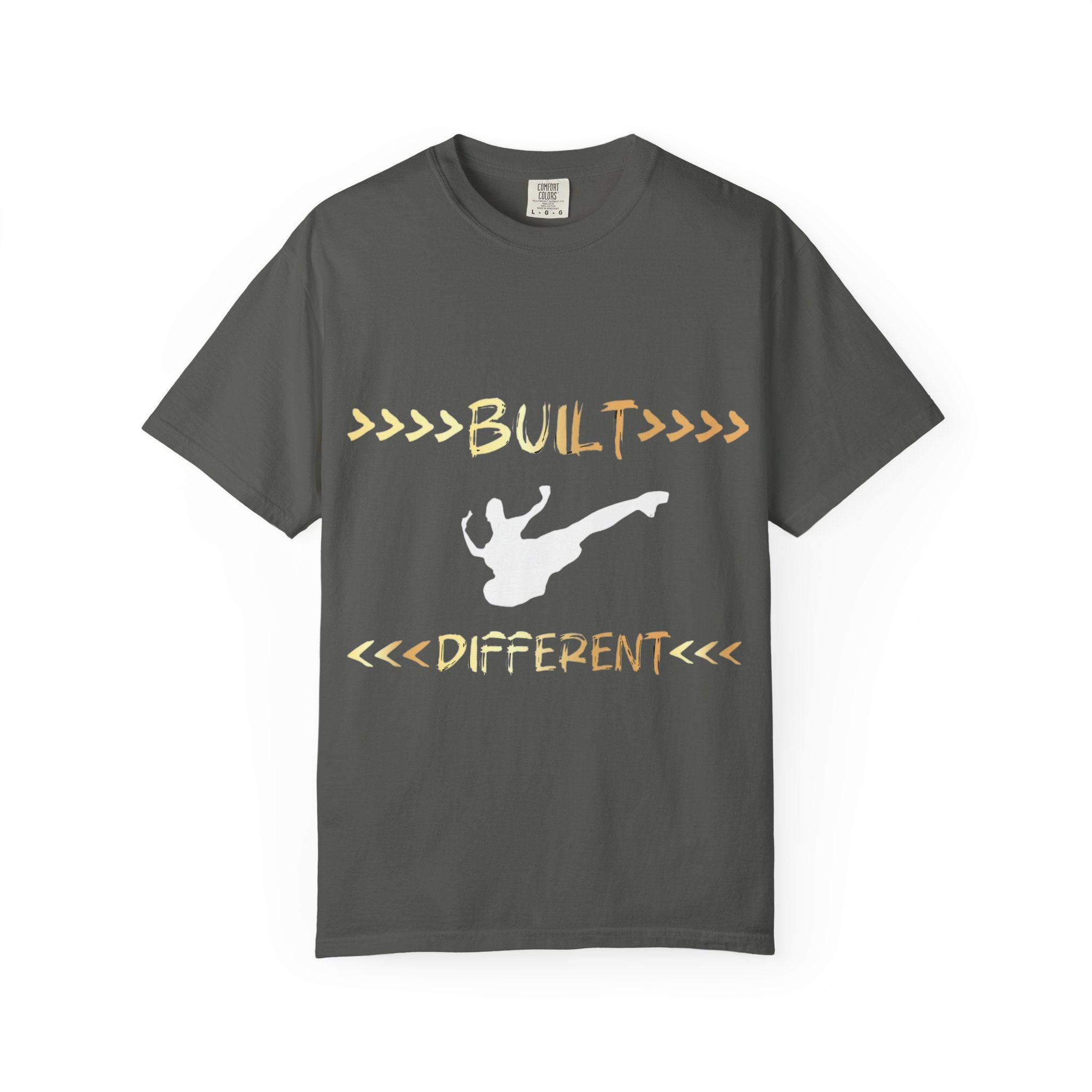 Built Different Martial Arts T-Shirt — Karate Kick Graphic Tee