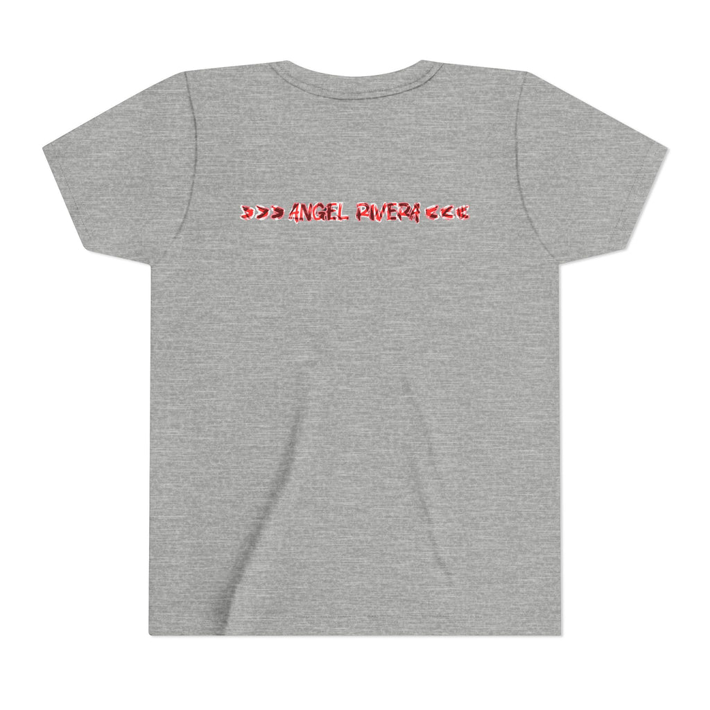 Drama King Youth Tee — Bold Red Graphic Kids T‑Shirt