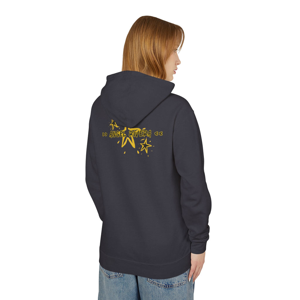 Hoodie — “OG Final Boss” Gold Star Graphic Lightweight Hooded Sweatshirt