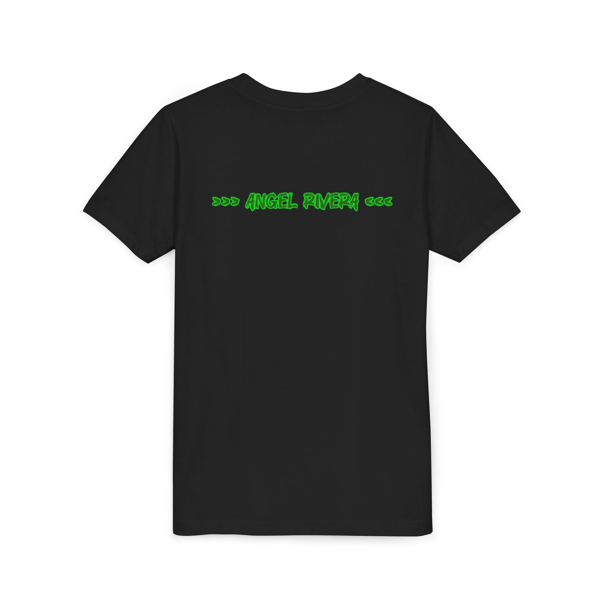 Youth Tee - 'I Trust Nobody' Neon Green Broken Heart Graphic