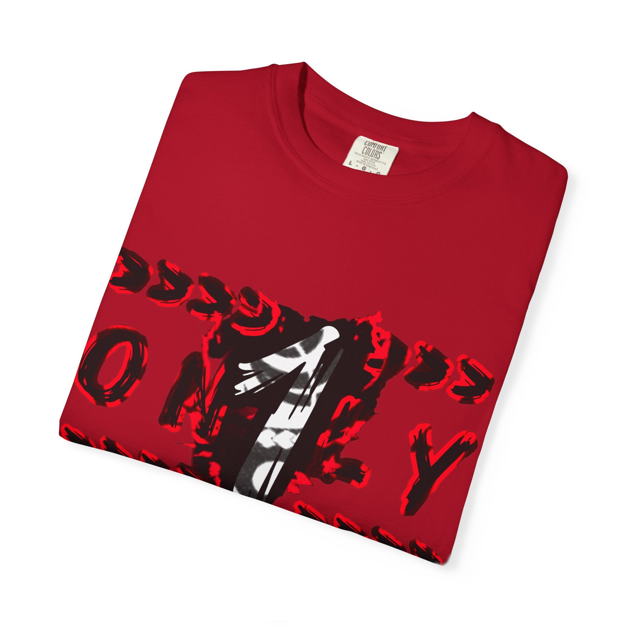 Only 1 Graphic Tee — Retro Red & Black Skate Shirt