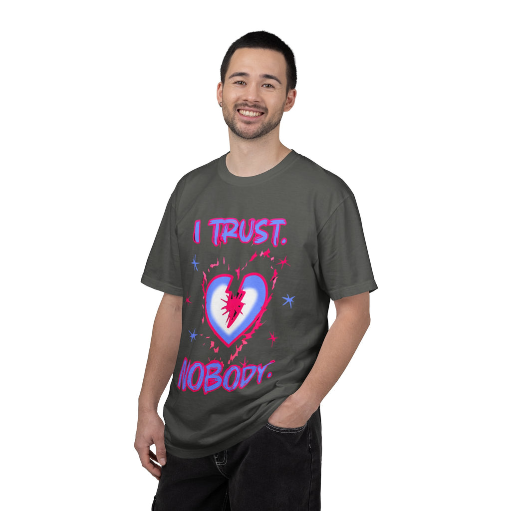 I Trust Nobody Heart Graphic T-Shirt
