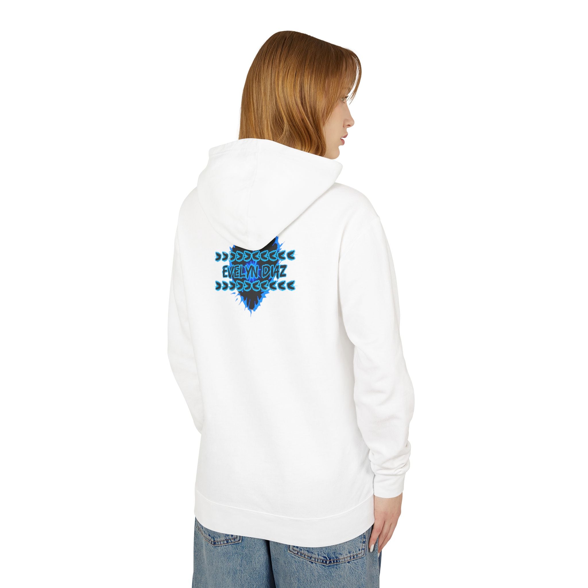 Hoodie — Neon Heart Date Graphic Scripture (06•21)