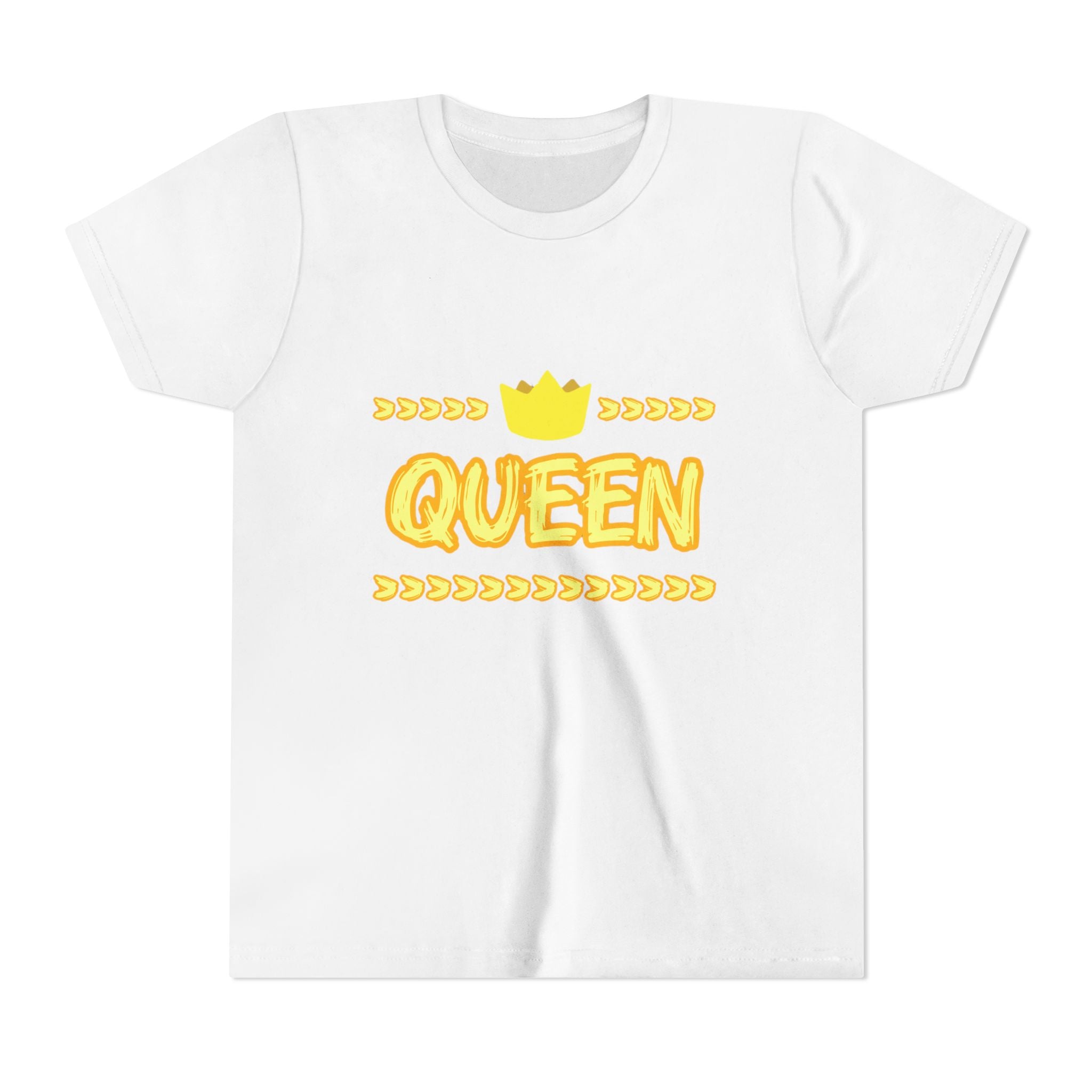 Queen yellow graphic youth Short Sleeve Tee