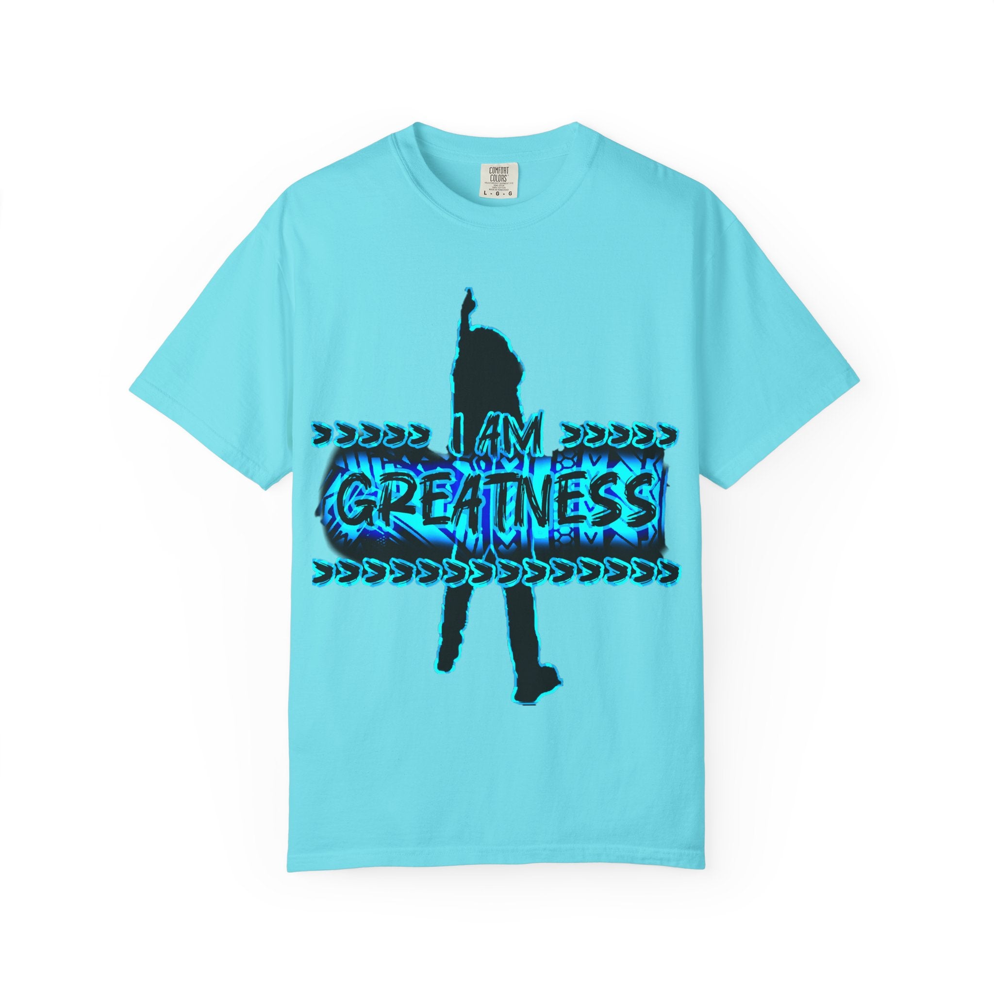 "I am Greatness" Graphic streetwear - Unisex Garment-Dyed T-shirt