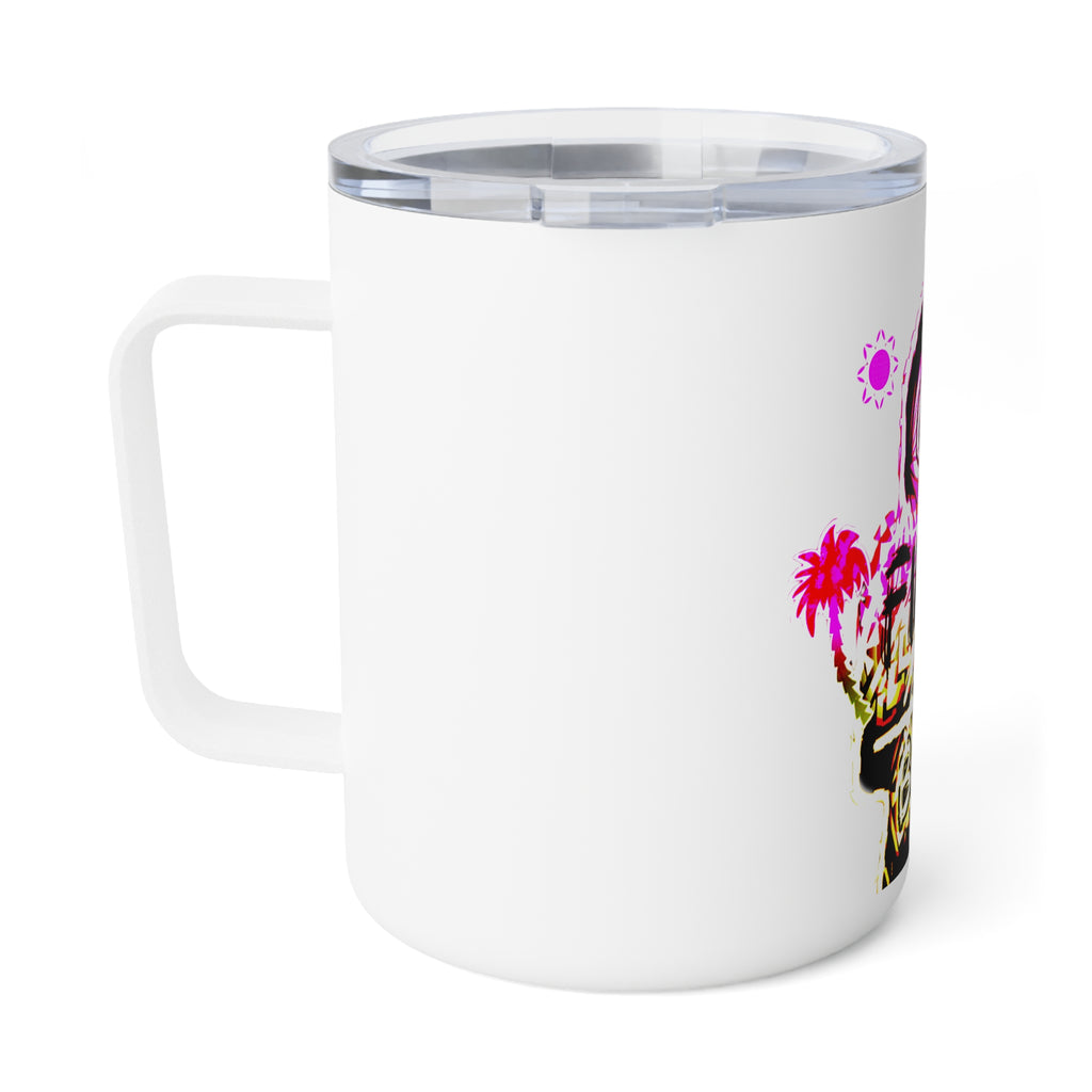 OG Final Boss 10oz Insulated Coffee Mug – Neon Tropical Summer Edition Tumbler