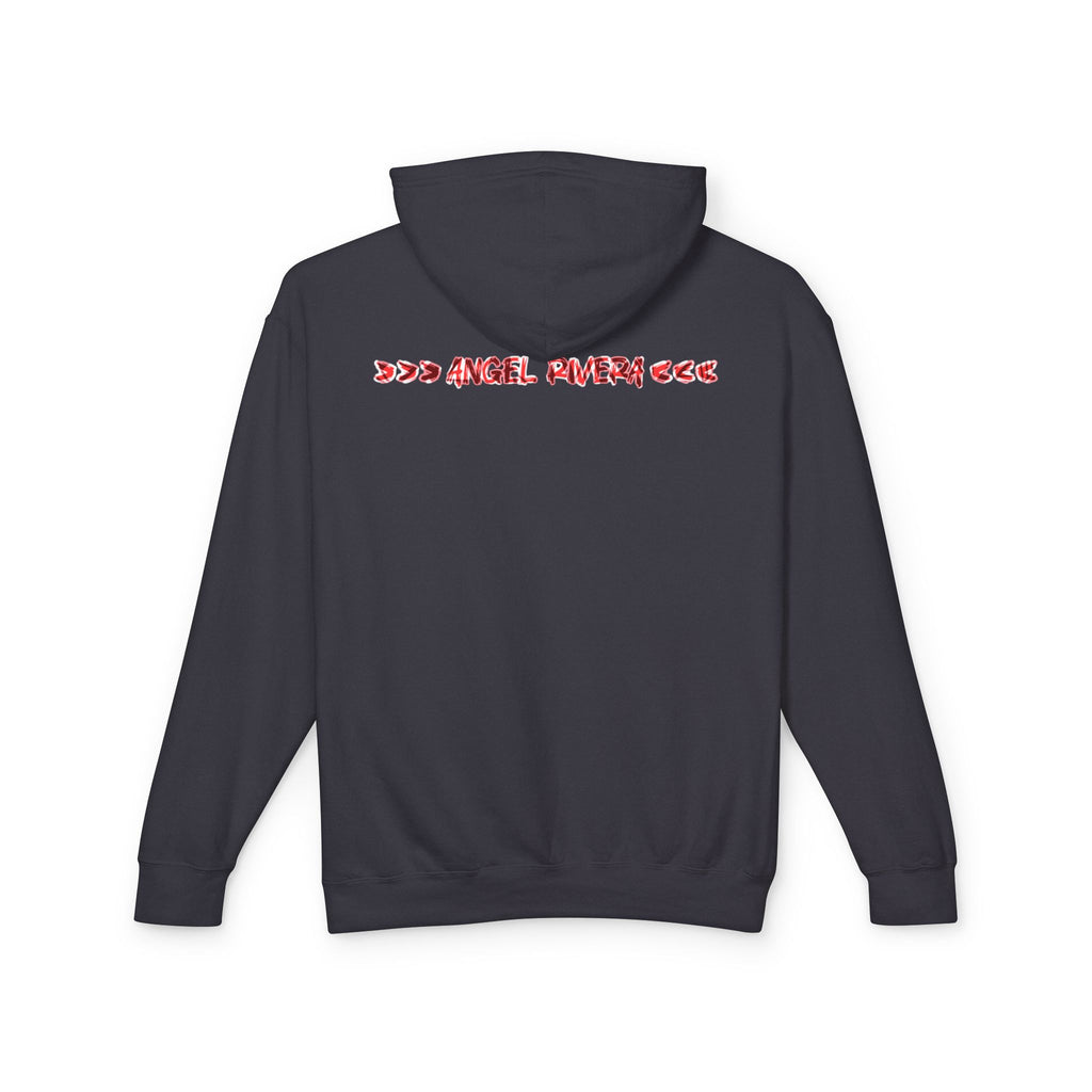 Drama King Hoodie — Graphic Red Brushstroke Pullover