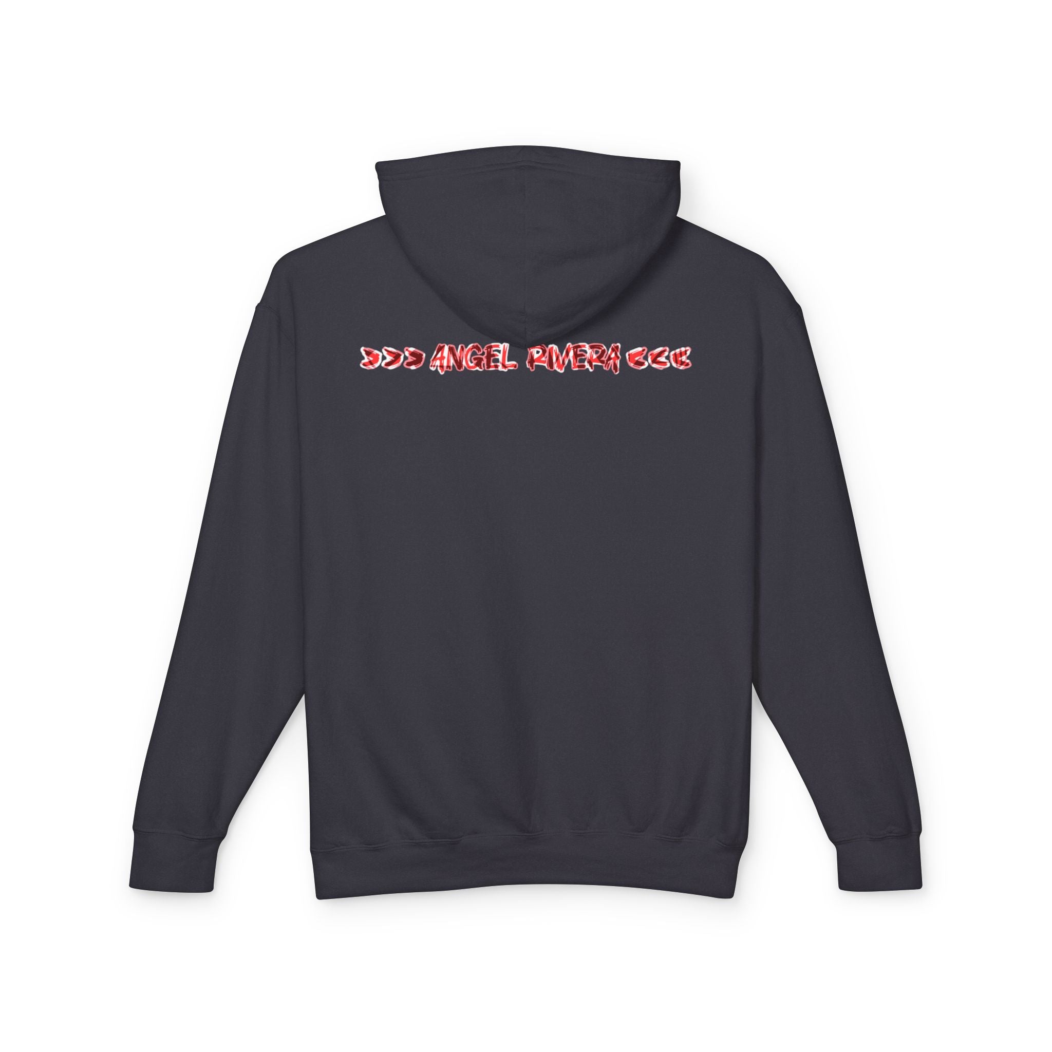 Drama King Hoodie — Graphic Red Brushstroke Pullover