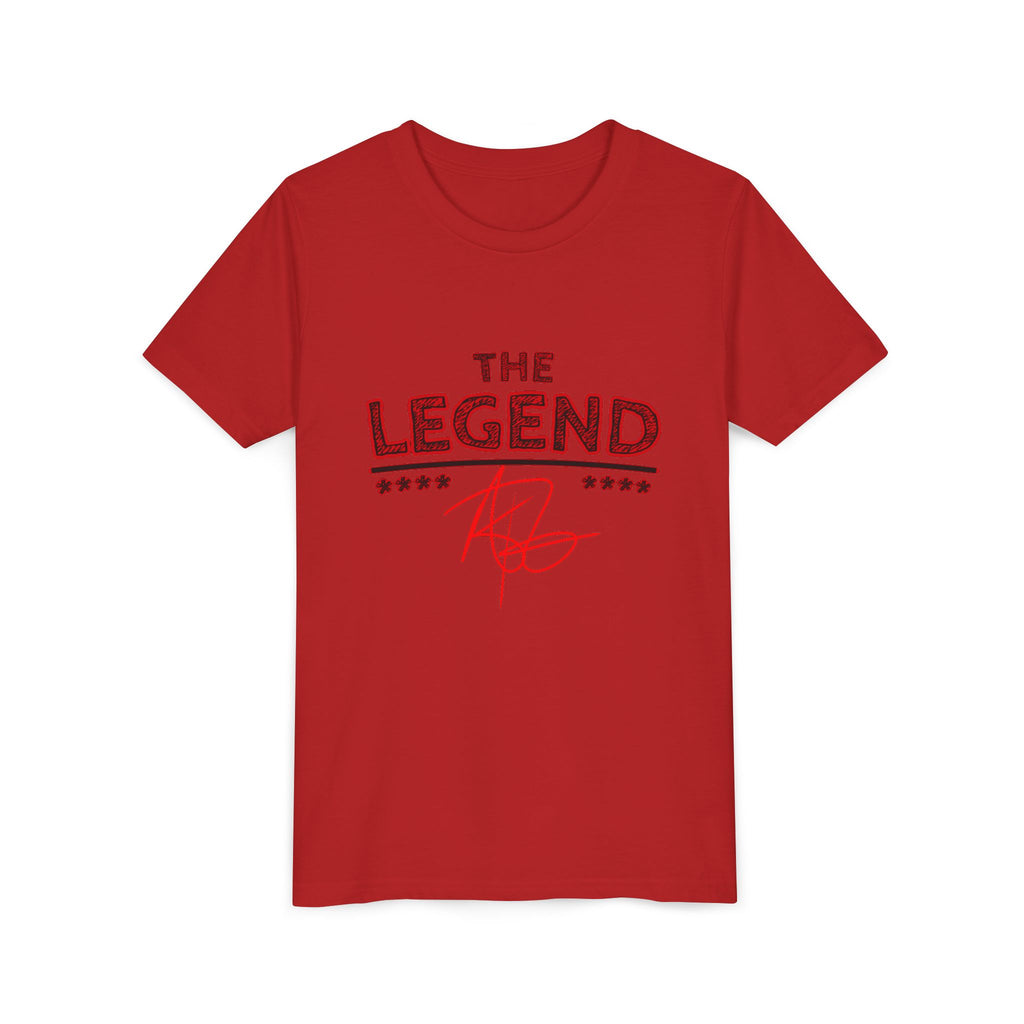 Youth Tee “The Legend” Graphic Shirt with Signature & Star Back Print