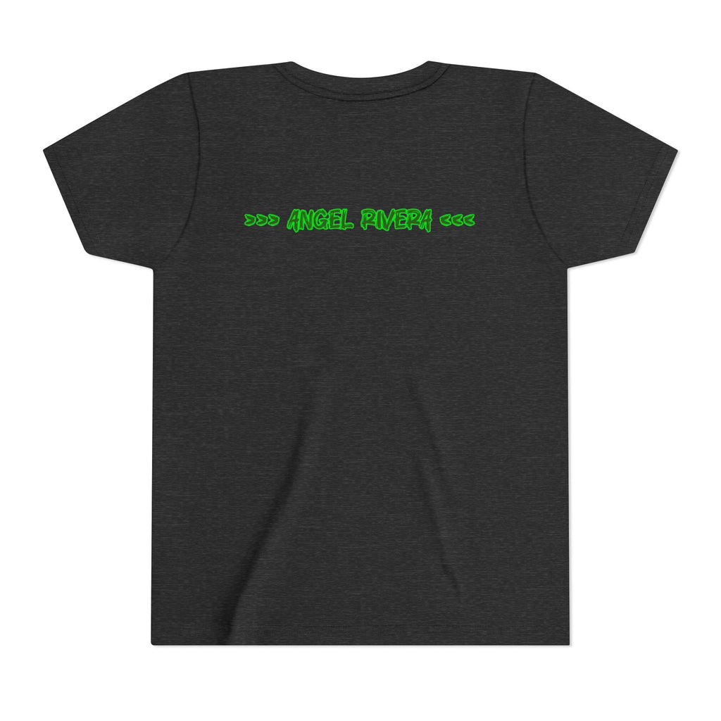 Youth Tee - 'I Trust Nobody' Neon Green Broken Heart Graphic