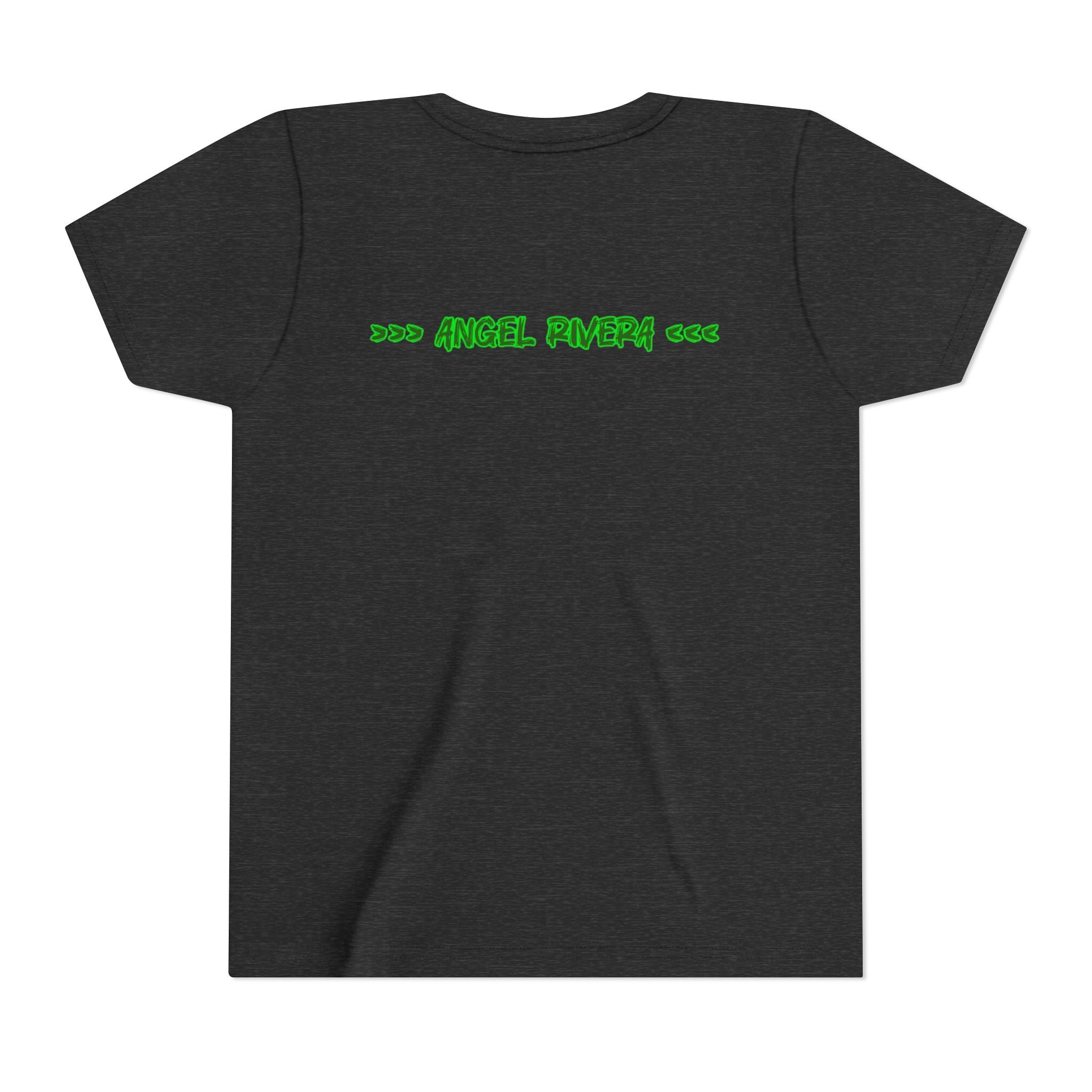 Youth Tee - 'I Trust Nobody' Neon Green Broken Heart Graphic