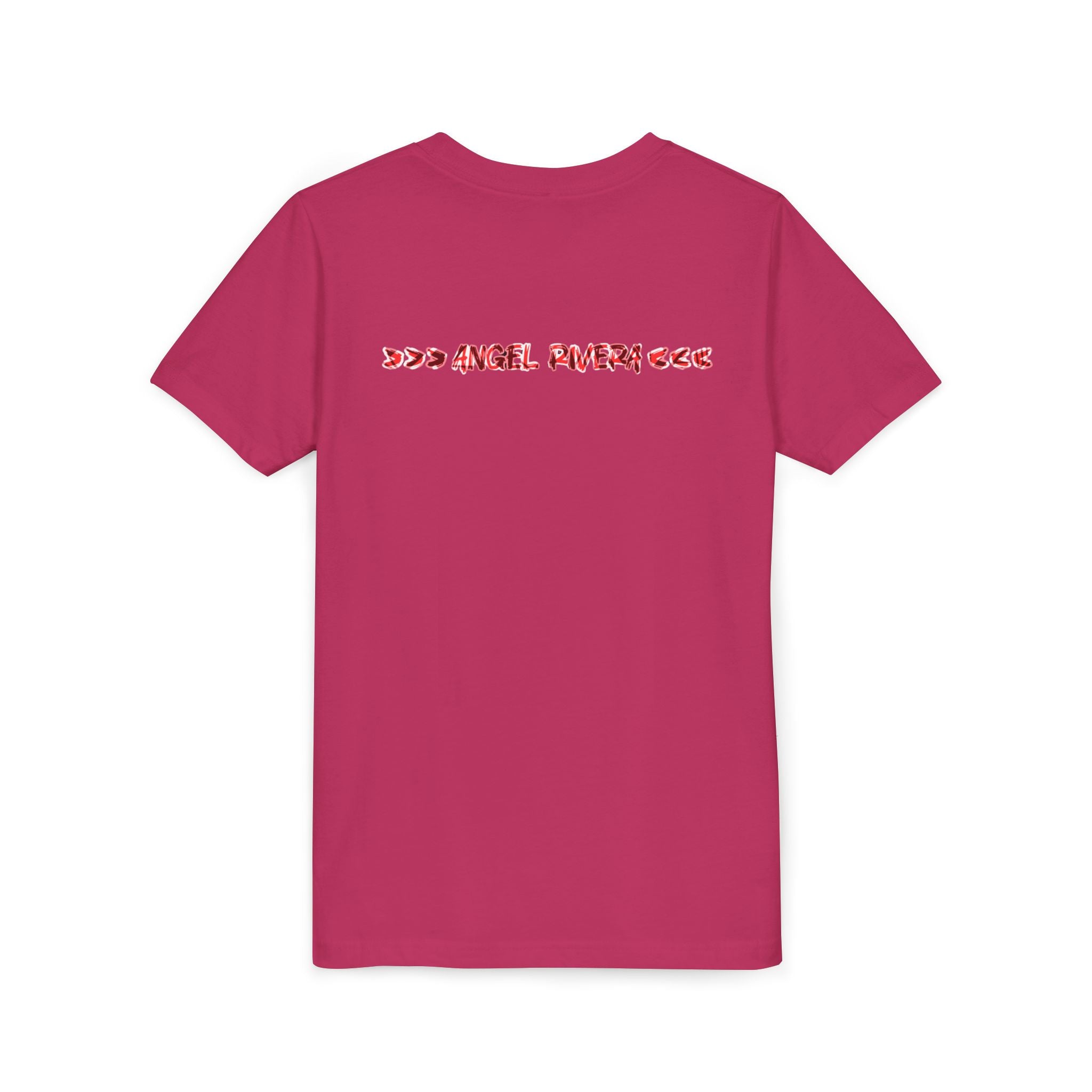 Drama King Youth Tee — Bold Red Graphic Kids T‑Shirt