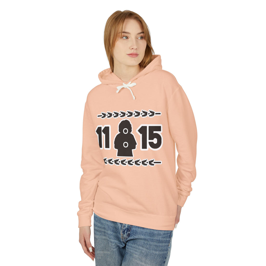Hoodie — 11:15 Figure Graphic Lightweight Pullover