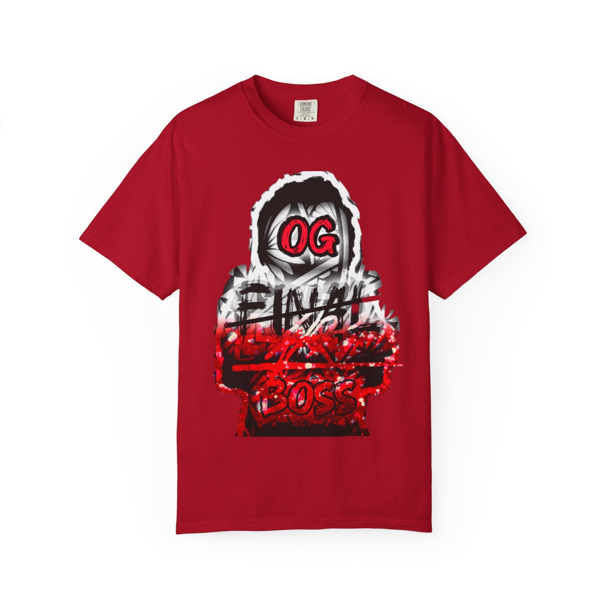 OG F Boss Unisex Garment-Dyed T-shirt