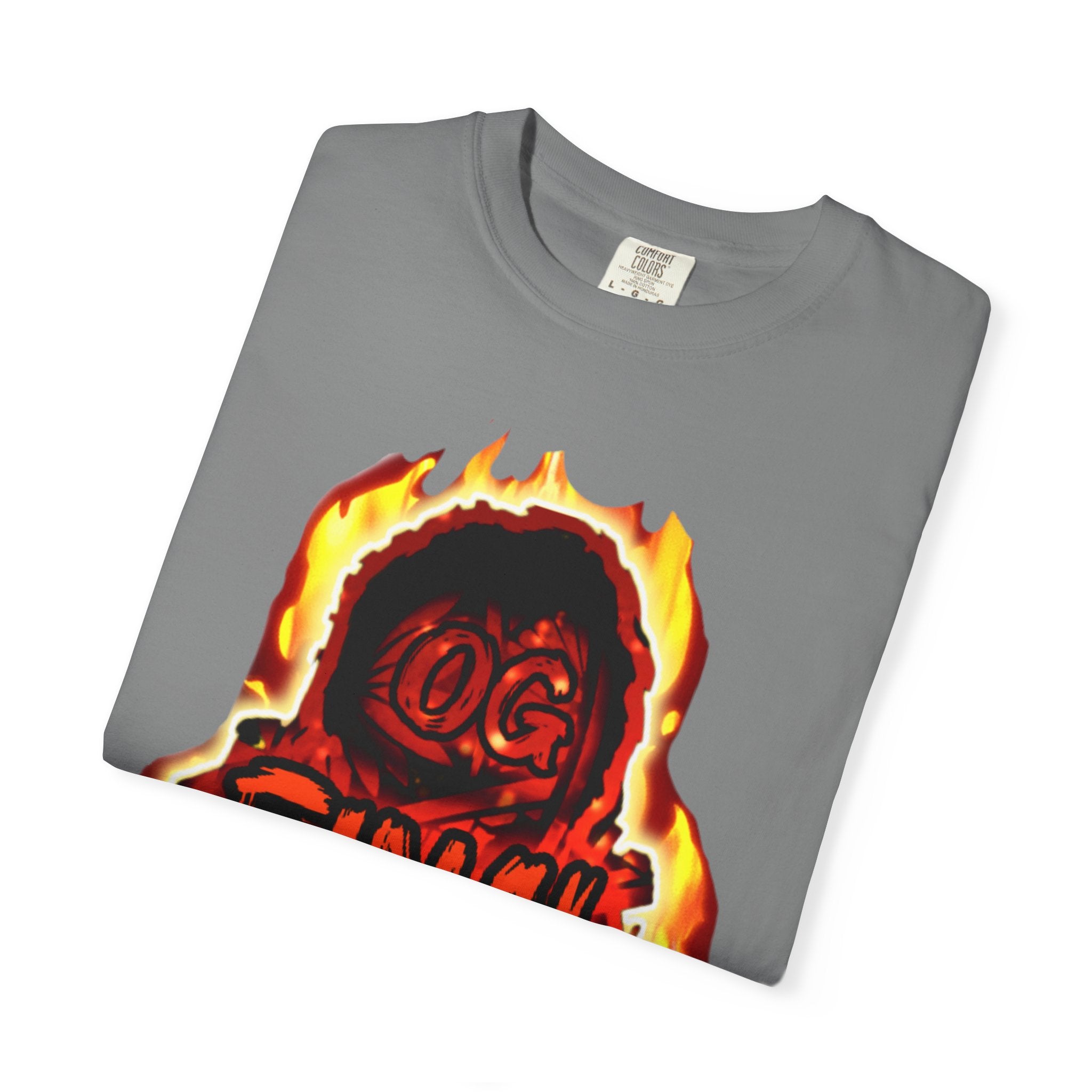 OG Final Boss T-shirt — Flame Orange - Graphic designer Streetwear