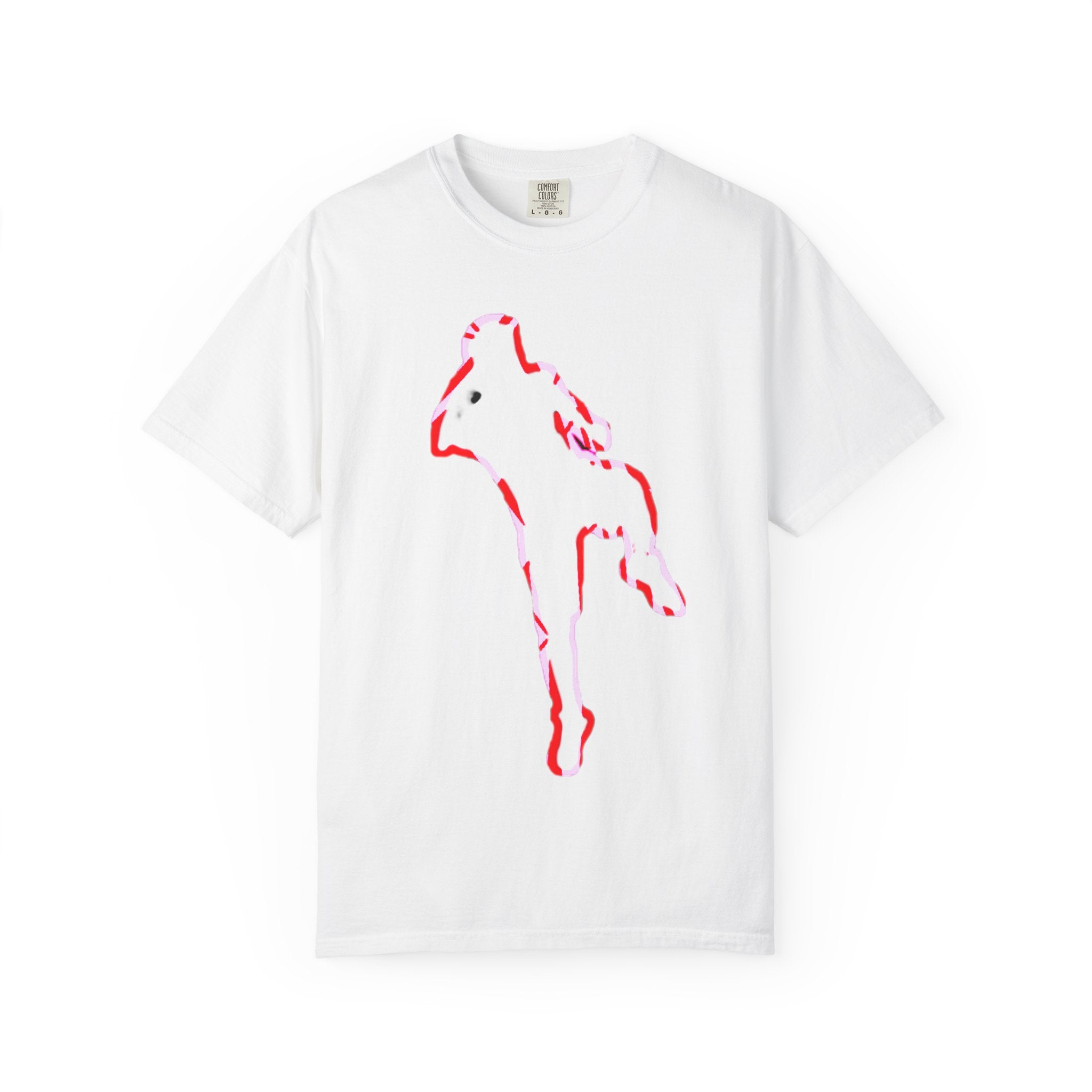 Artistic Unisex Garment-Dyed T-Shirt with Vibrant Design