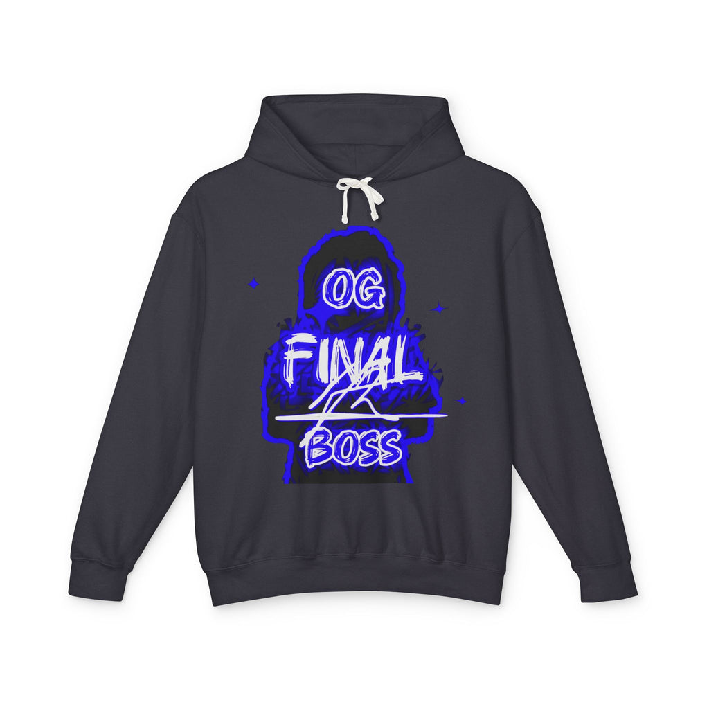 OG Final Boss Hoodie — Sapphire graphic Pullover