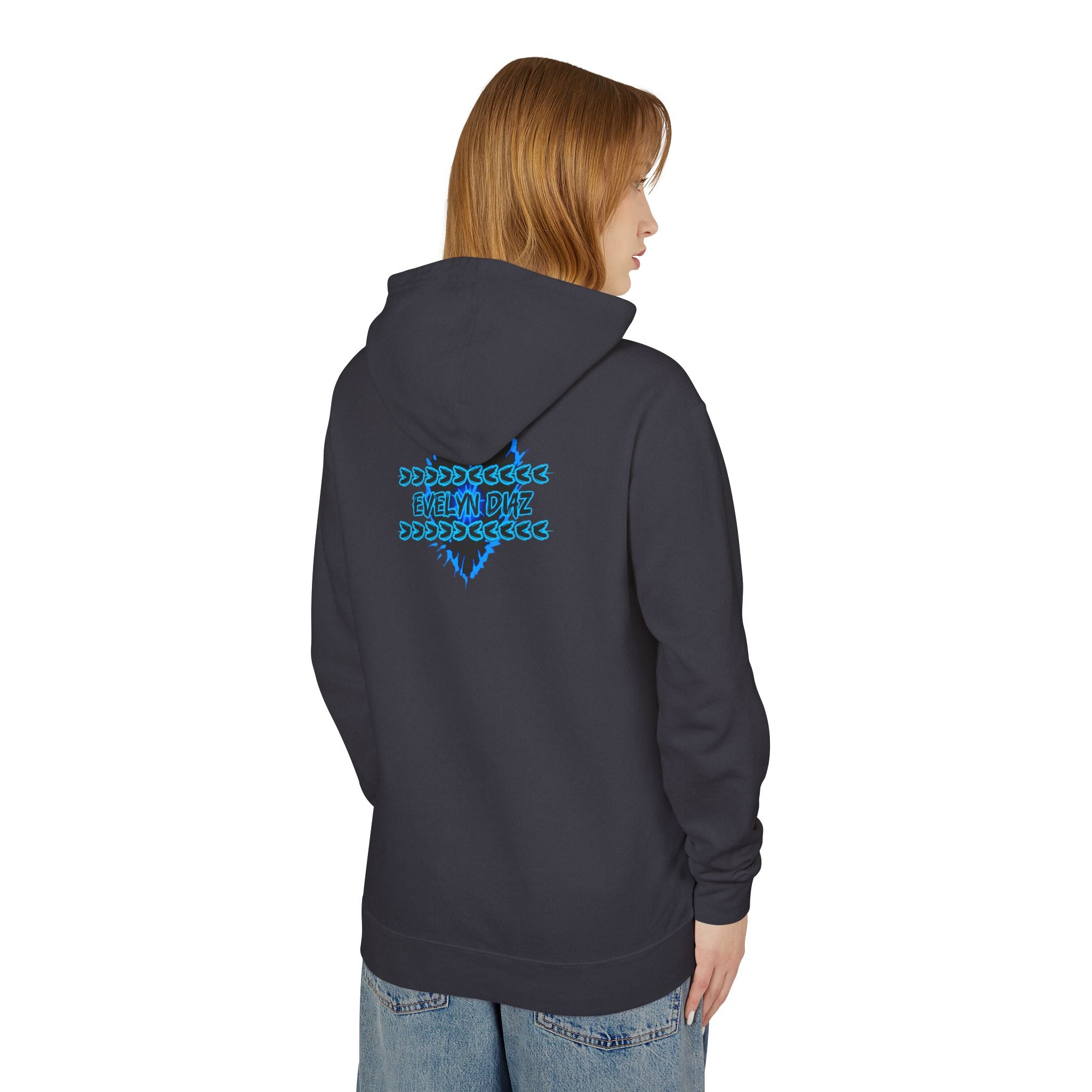 Hoodie — Neon Heart Date Graphic Scripture (06•21)