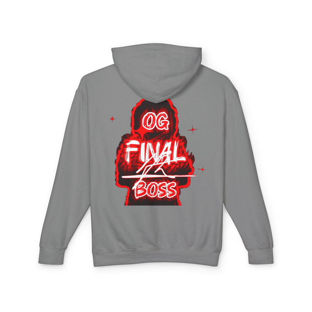 OG Final Boss Hoodie — Ruby graphic Pullover