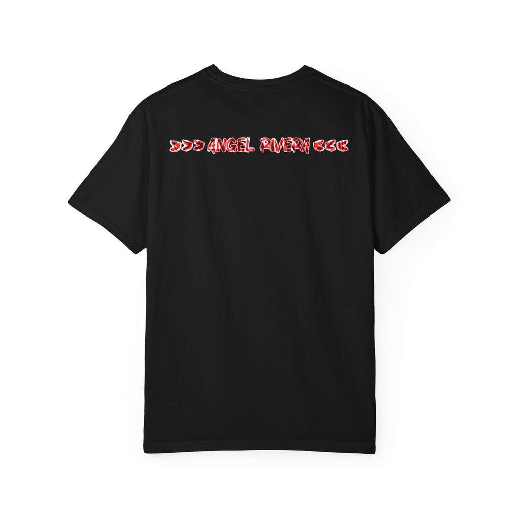 Graphic T-Shirt — "The OGFinalBoss" Red Flame Text Tee