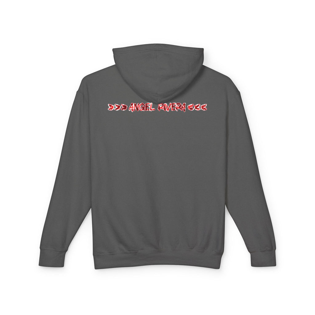 Drama King Hoodie — Graphic Red Brushstroke Pullover