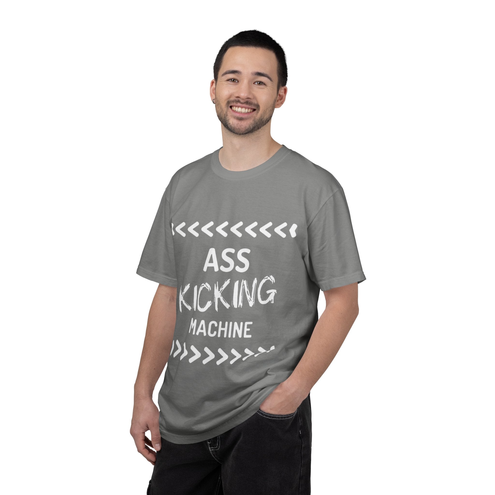 Ah kicking machine - Unisex Garment-Dyed T-shirt