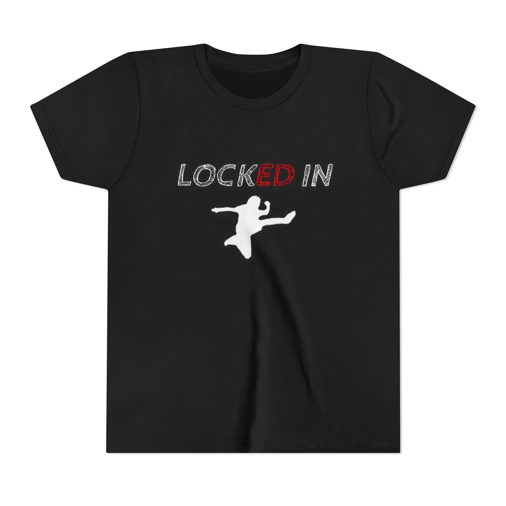 Youth Tee — "Locked In" Graphic Kids Shirt with Star Accent
