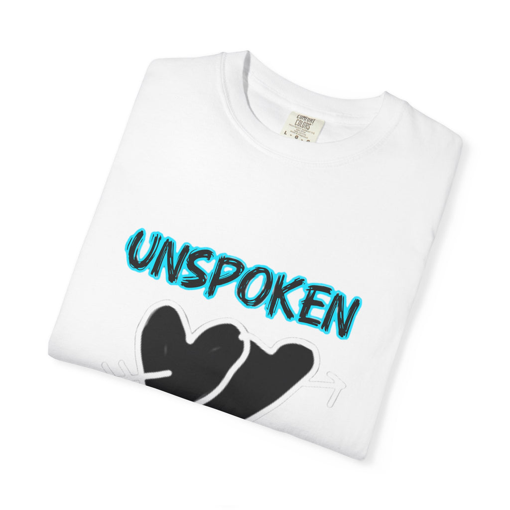 Unspoken Rizz Graphic T‑Shirt — 'Unspoken' Heart Front & 'Angel Rivera' Back
