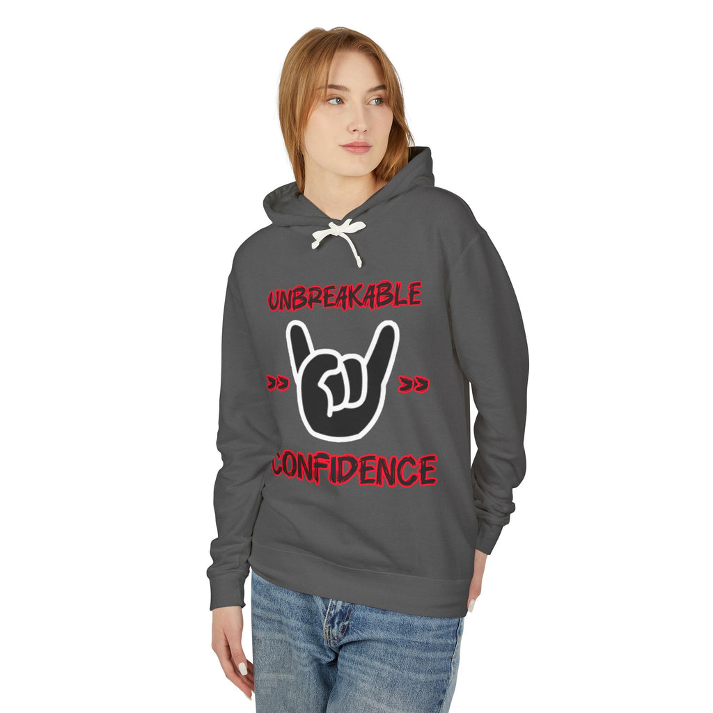 Unbreakable Confidence Hoodie — "Unbreakable Confidence" Graphic Hooded Sweatshirt