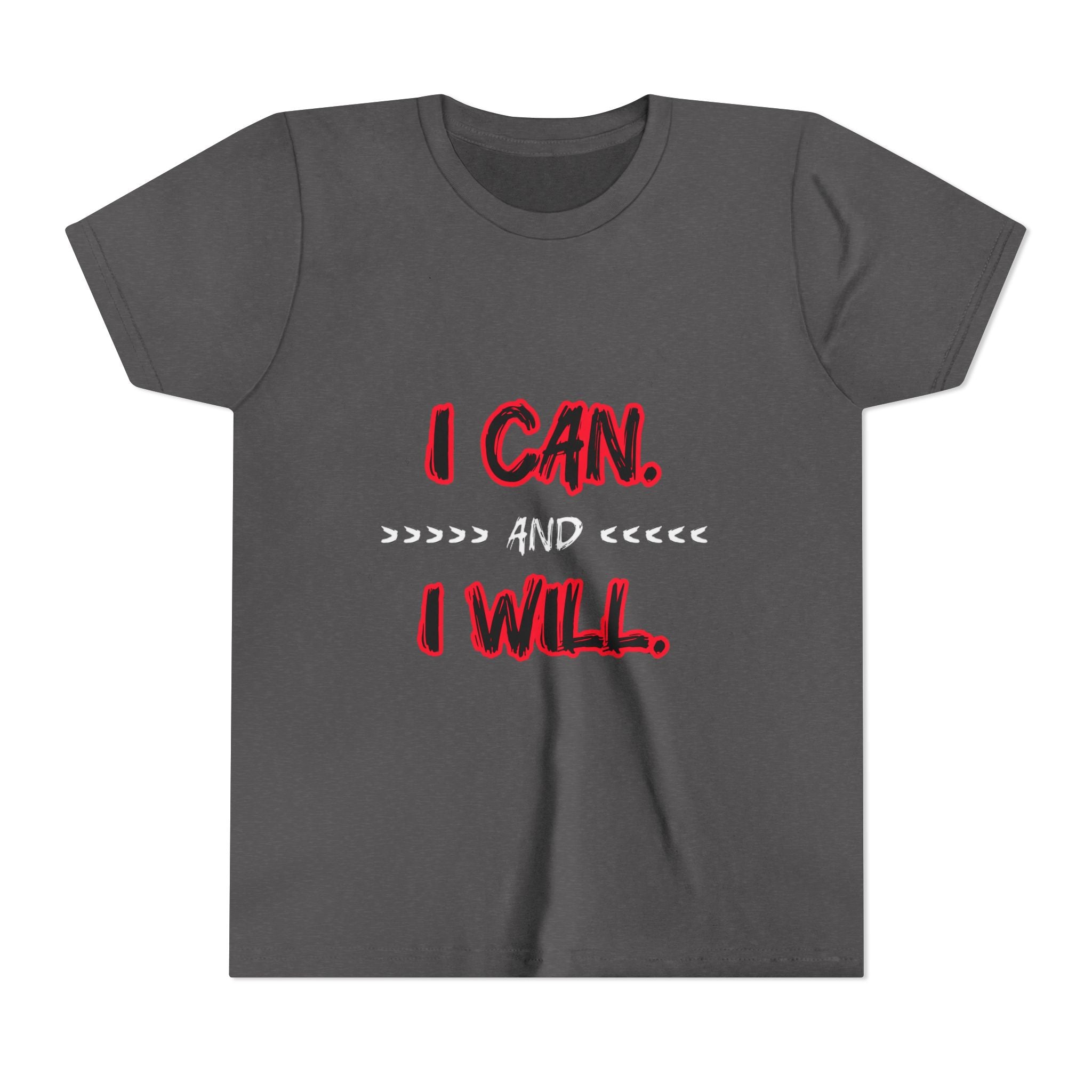 I can I will Youth Short Sleeve Tee