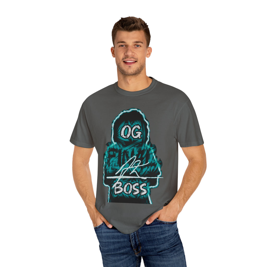 OG Boss Unisex Garment-Dyed T-Shirt - Street Style Graphic Tee for Trendsetters