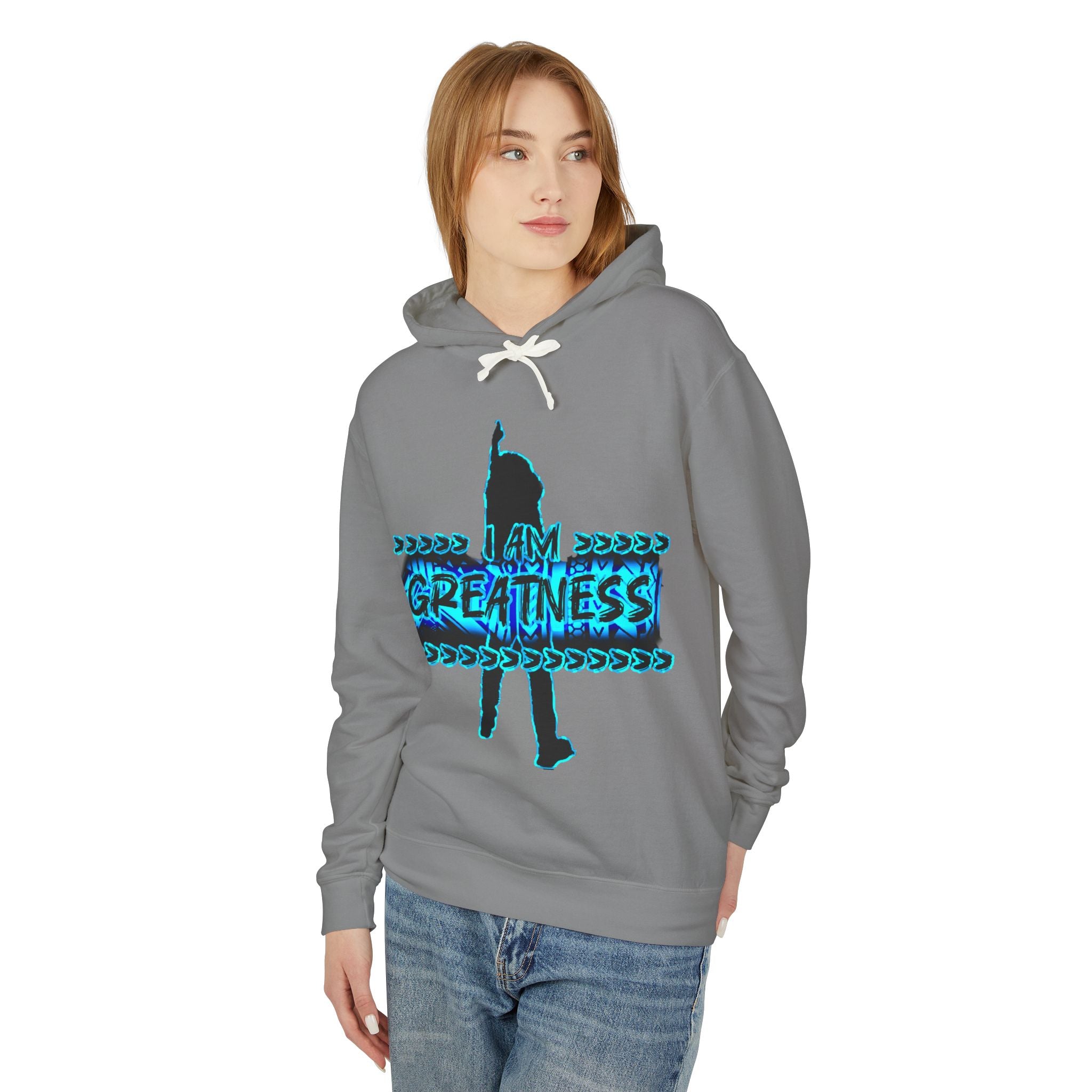 I Am Greatness Hoodie — Inspirational Musician Silhouette Pullover