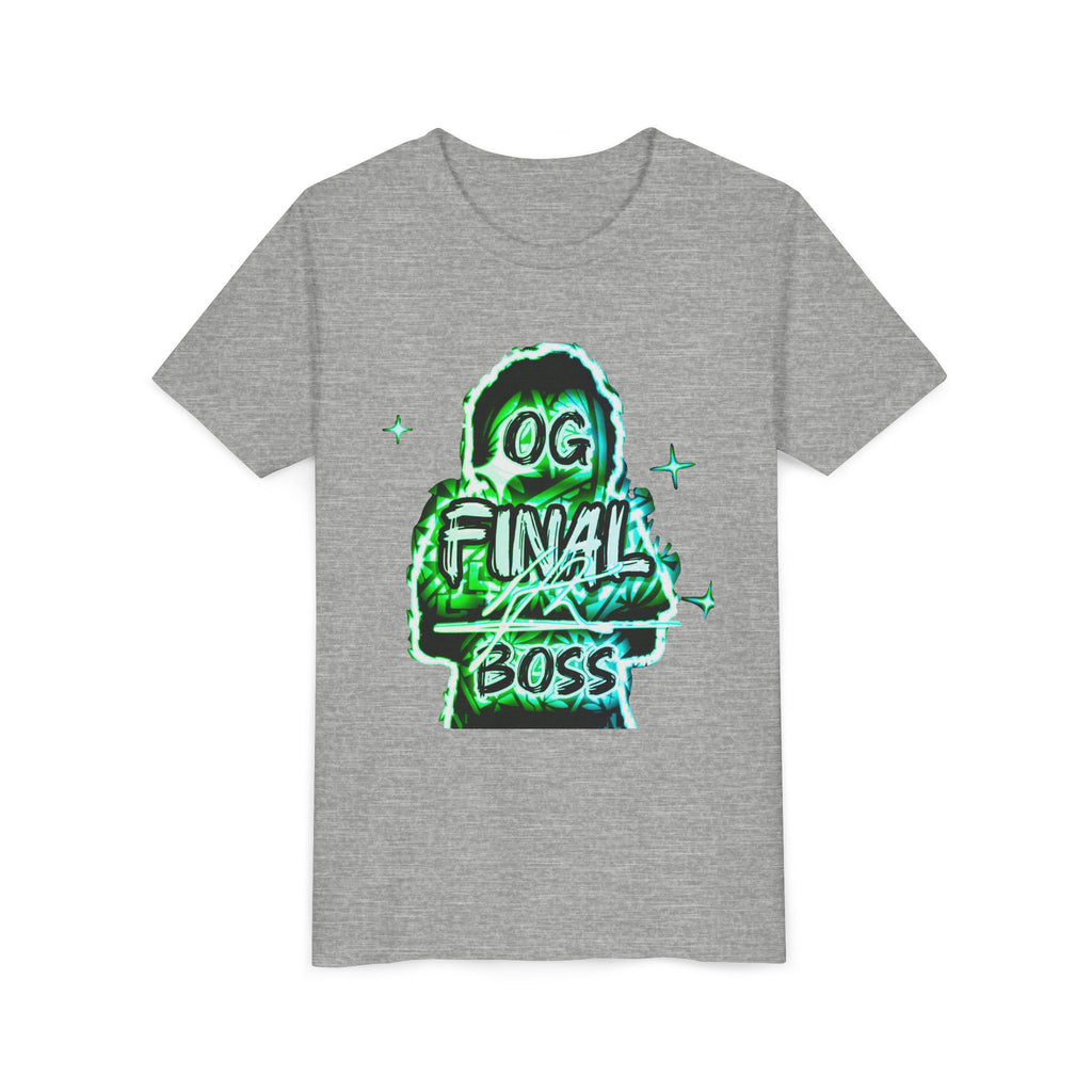 Youth Tee — "OG Final Boss" - Emerald - Graphic Shirt