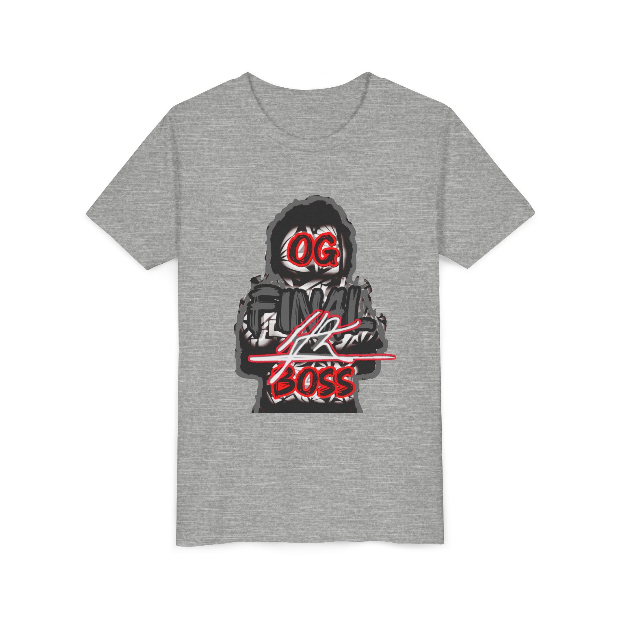 Youth Tee — "OG Final Boss" - Platinum - Graphic Shirt