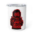 OG Final Boss Insulated Coffee Mug — 10oz Red Hoodie Graphic Travel Mug