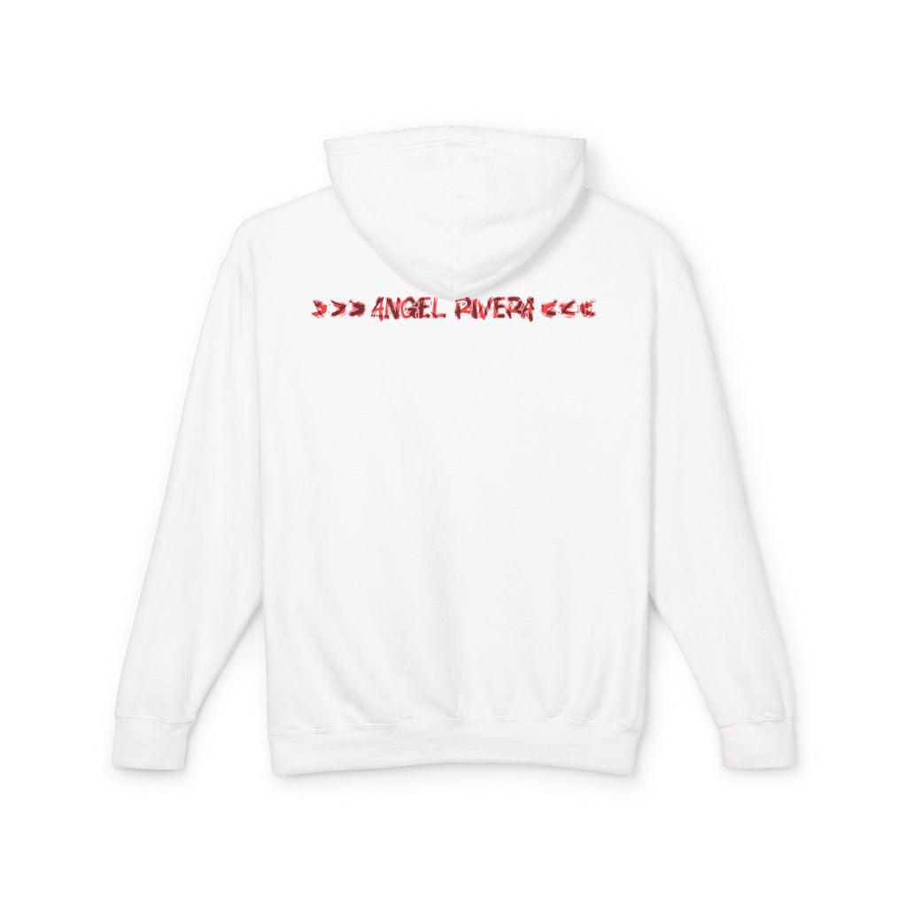 Drama King Hoodie — Graphic Red Brushstroke Pullover