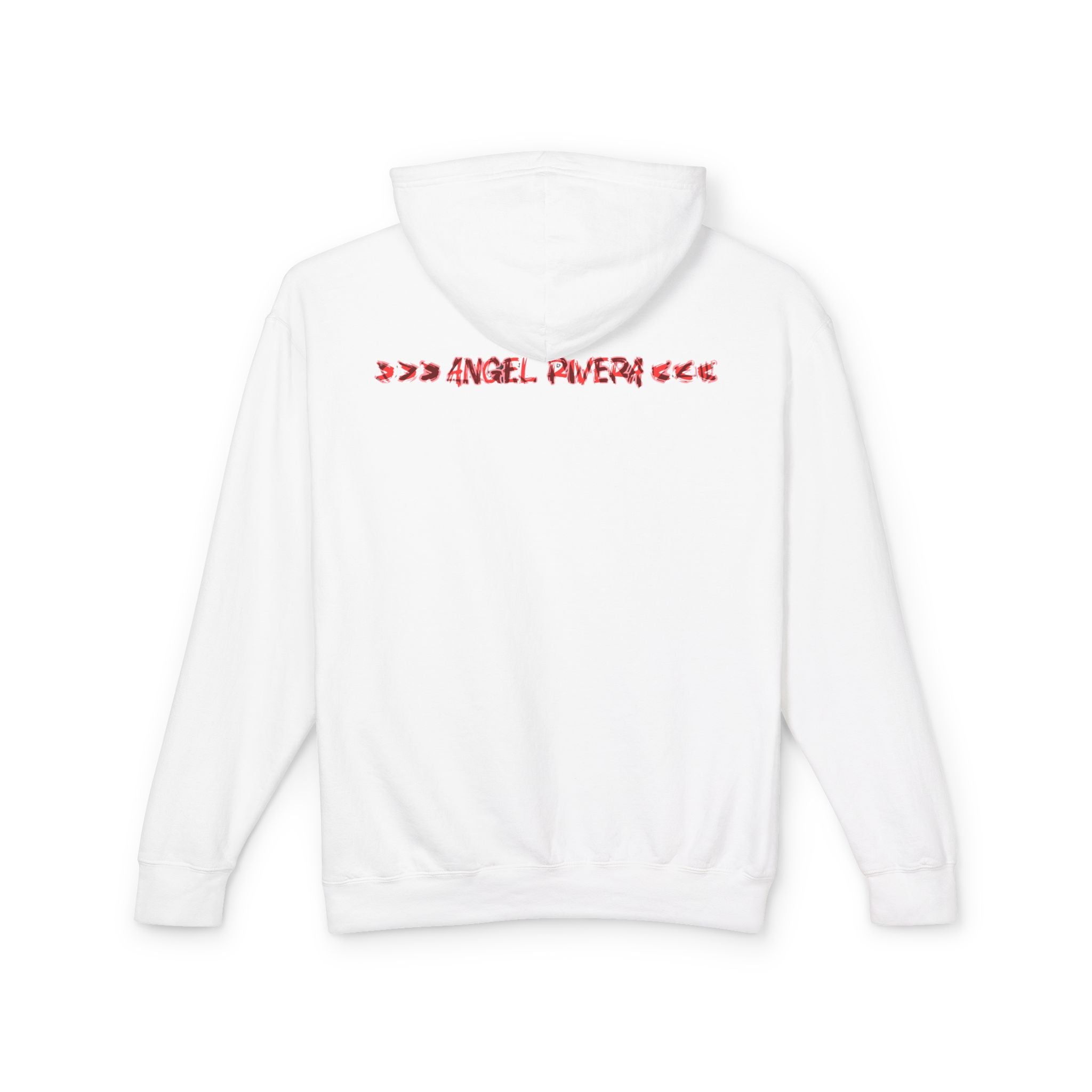 Drama King Hoodie — Graphic Red Brushstroke Pullover