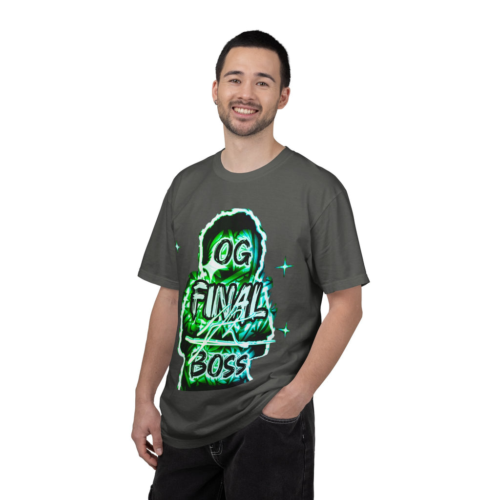 OG Final Boss T-shirt — Emerald Graphic designer