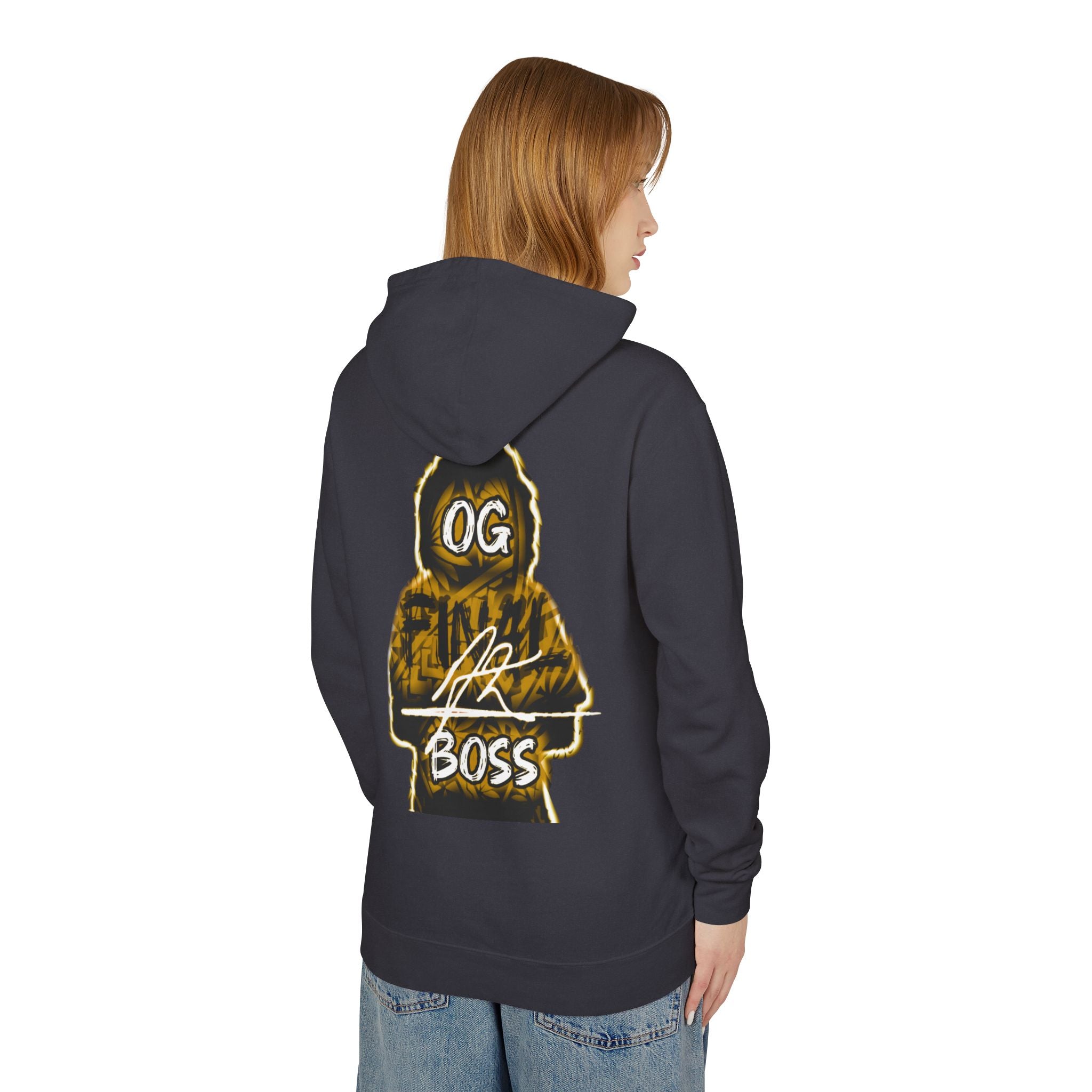OG final Boss Hoodie — Vintage yellow Streetwear Graphic Hoodie