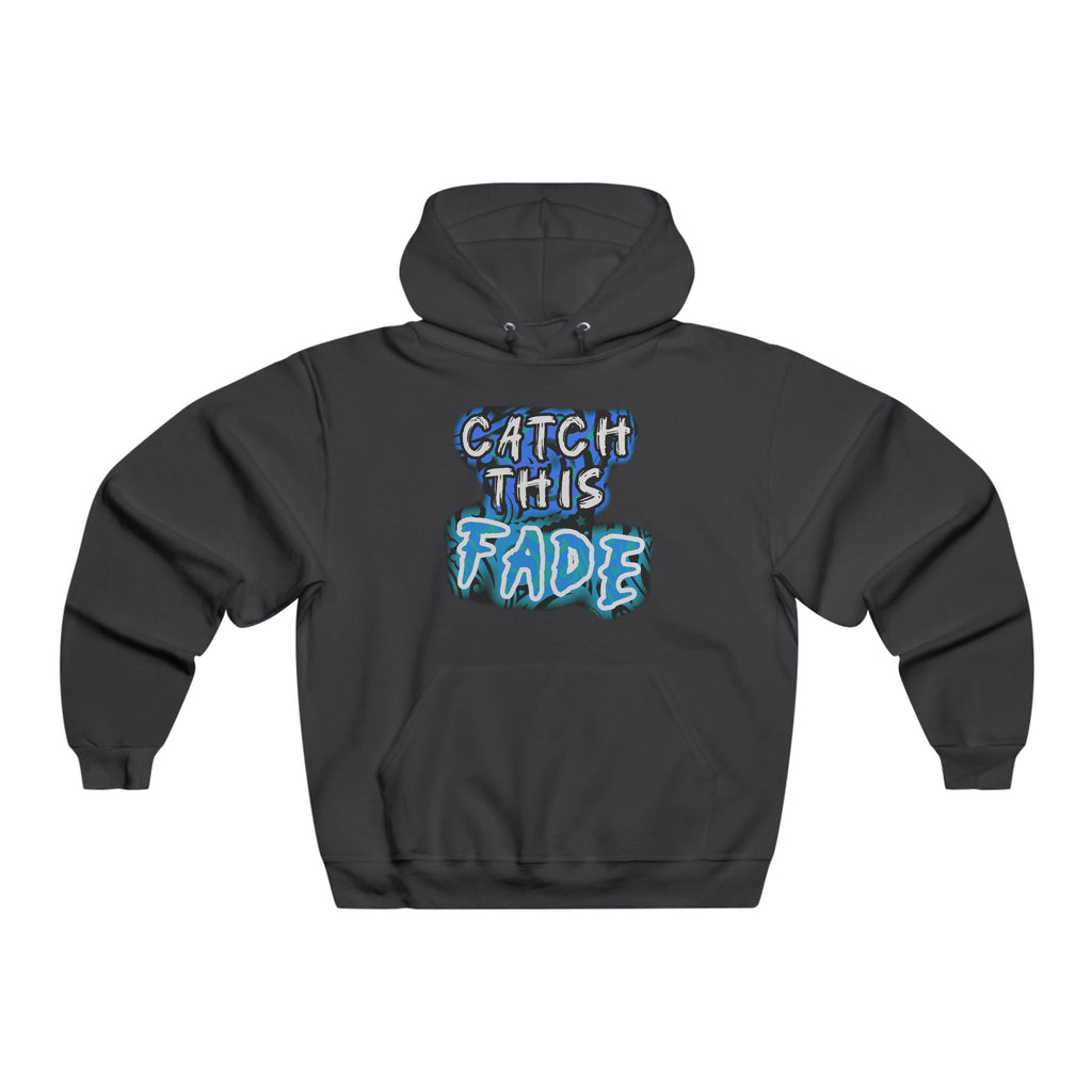 Men's Casual Hooded Sweatshirt - 'Catch This Fade' Graphic Hoodie, Perfect for Gift Giving, Streetwear, Home Relaxation, Trendy Fashion